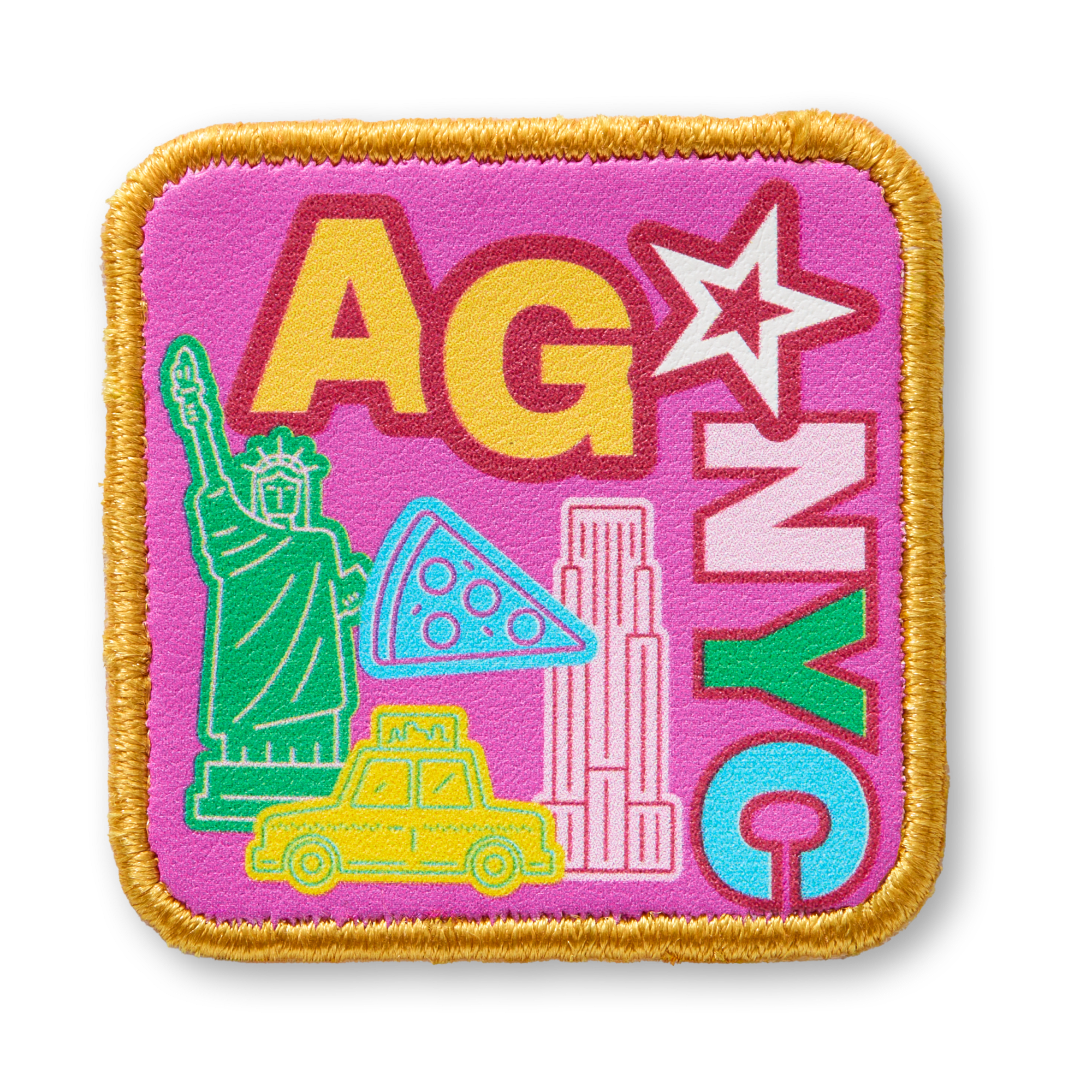 American Girl New York Embroidered Stick-On Patch | AG™