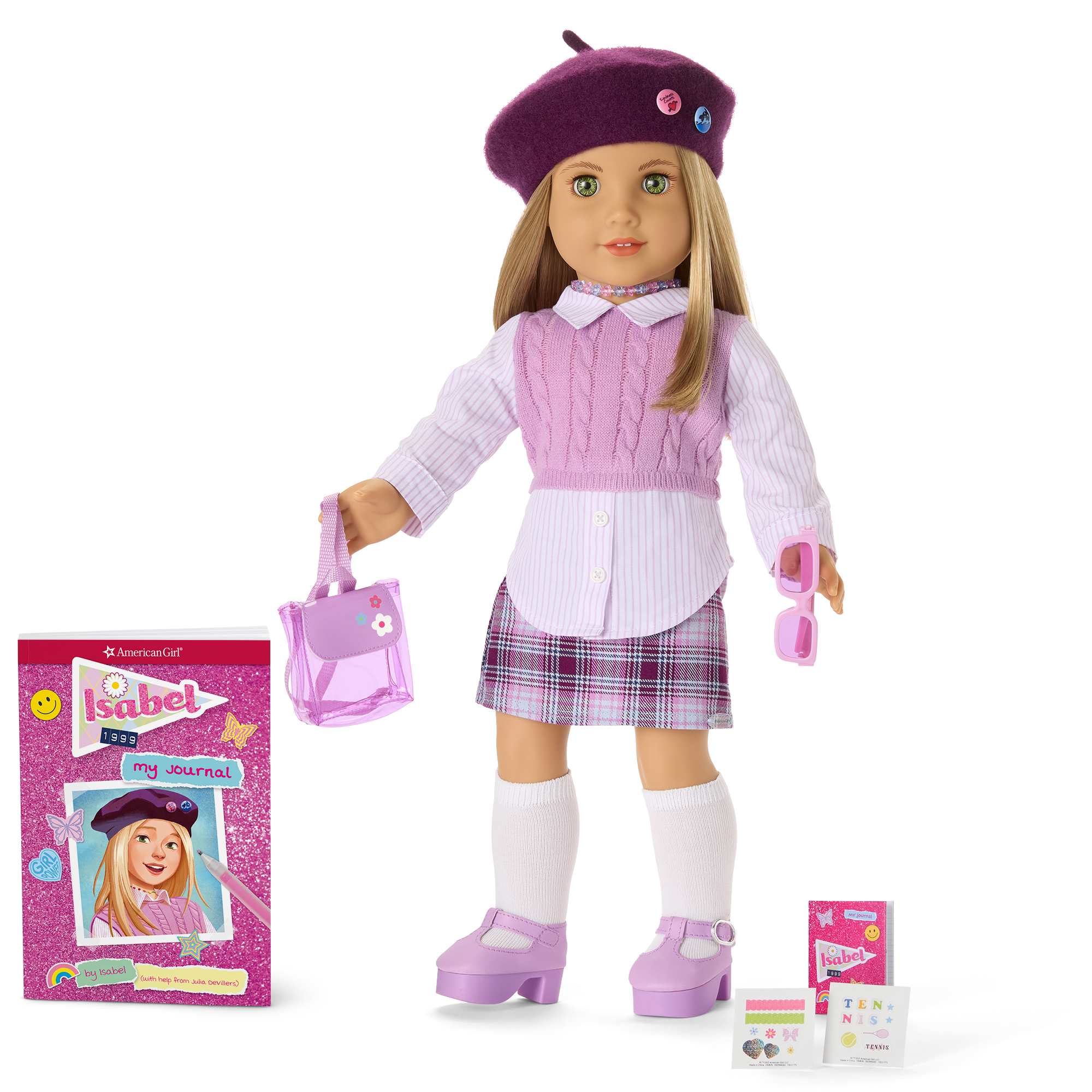 18-inch Isabel Hoffman Doll with Journal & Accessories | Historical Character