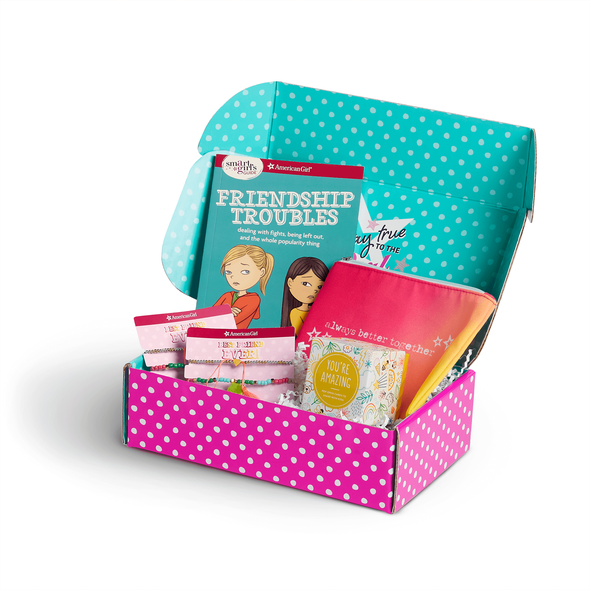 Friendship Kit for Girls with Bracelets & Advice Book | Smart Girl's Guide