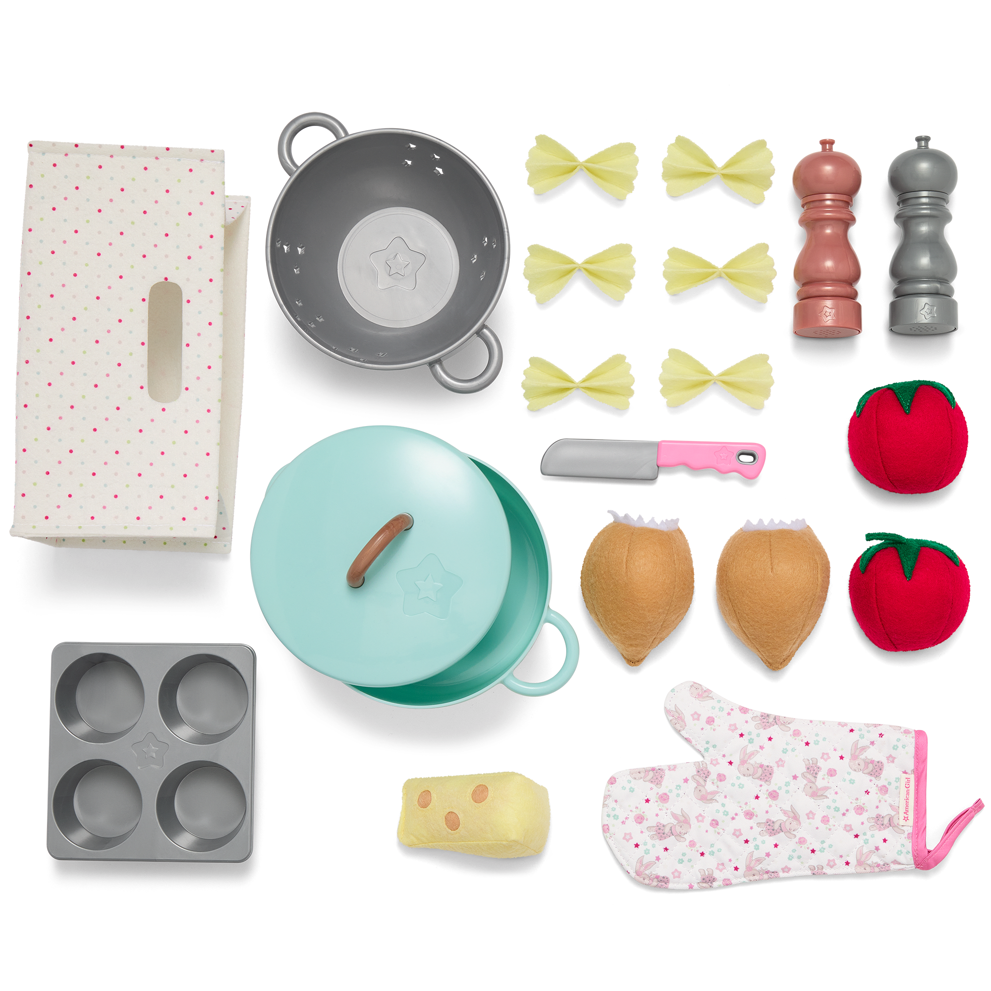 Bitty Baby's™ Wooden Play Kitchen with Farmhouse Sink & Accessories