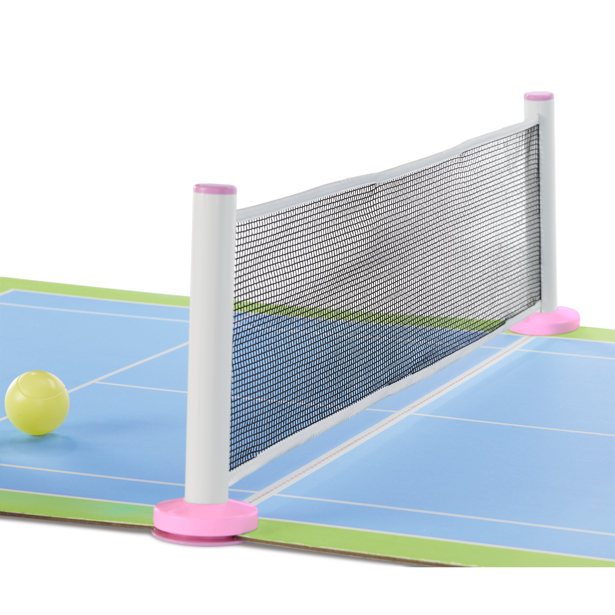 2-in-1 Tennis Court & Skate Park Playset for 18-inch Dolls | Isabel & Nicki