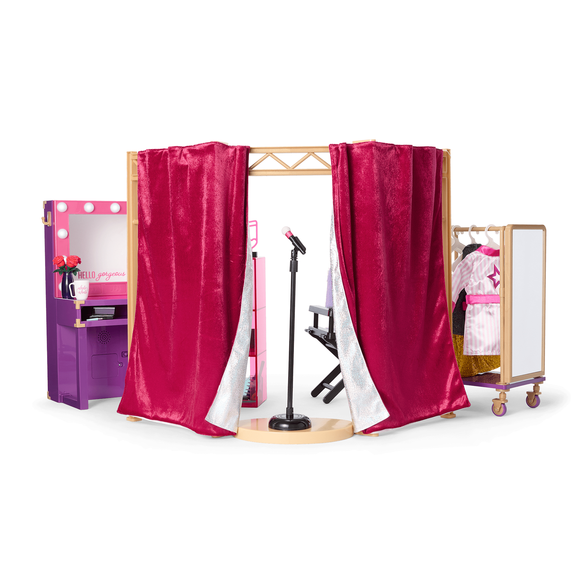 Backstage Playset for Girls with Vanity & Stage | Kavi's Girl of the Year 2023