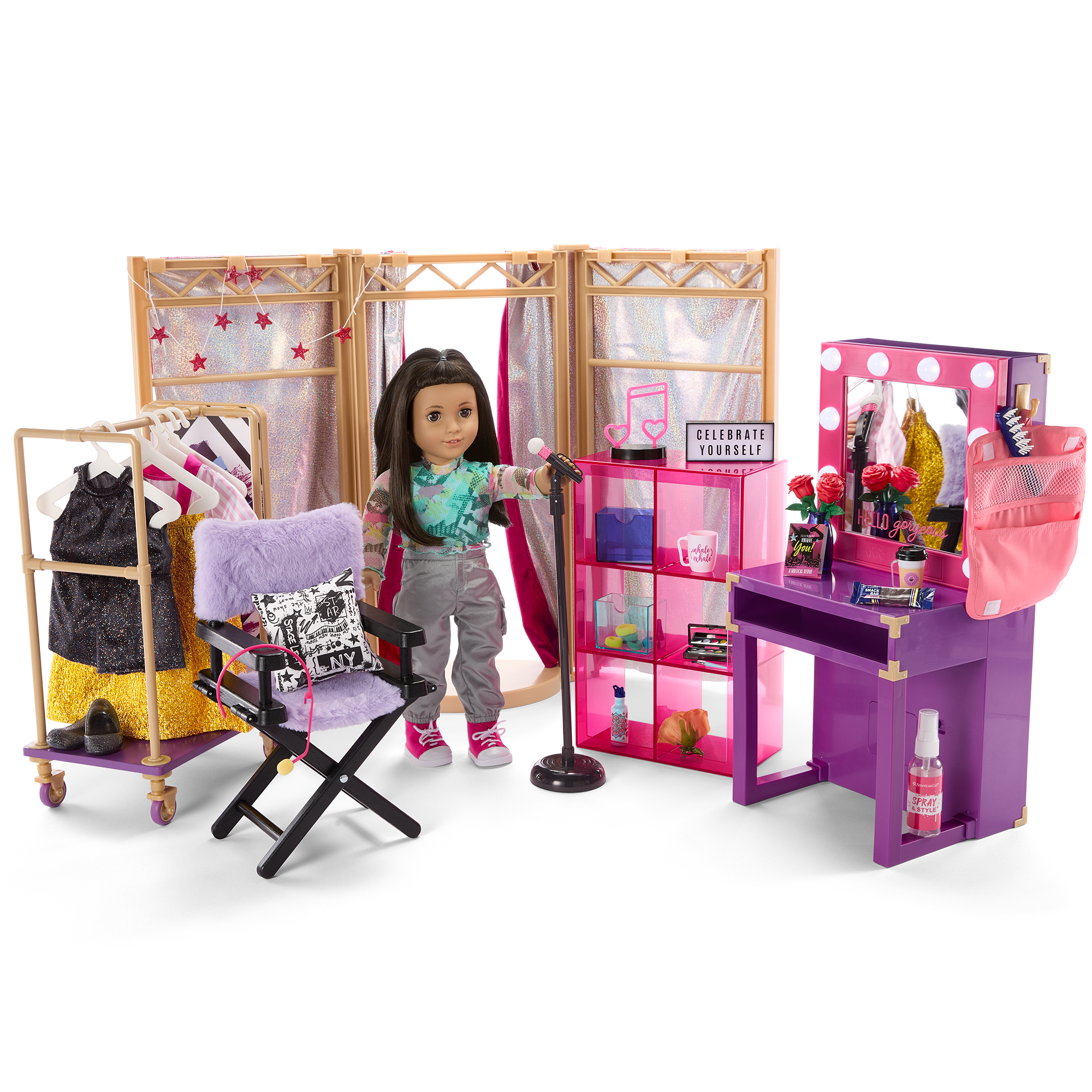 Backstage Playset for Girls with Vanity & Stage | Kavi's Girl of the Year 2023
