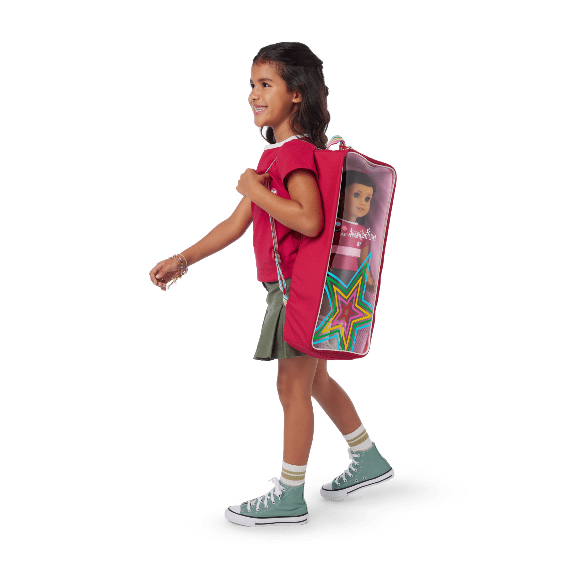 18-inch Doll Carrier Backpack with Vinyl Lid | American Girl