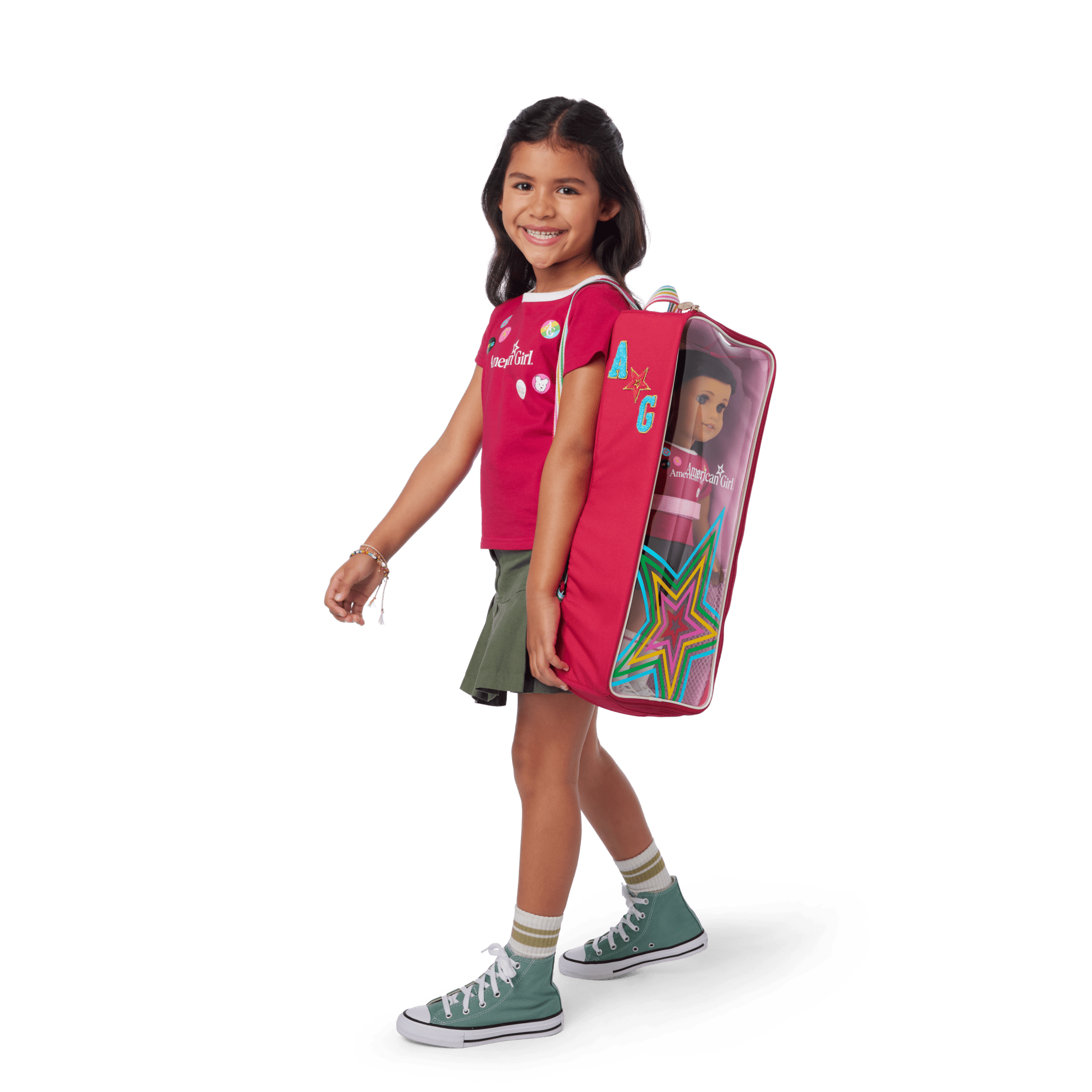 18-inch Doll Carrier Backpack with Vinyl Lid | American Girl