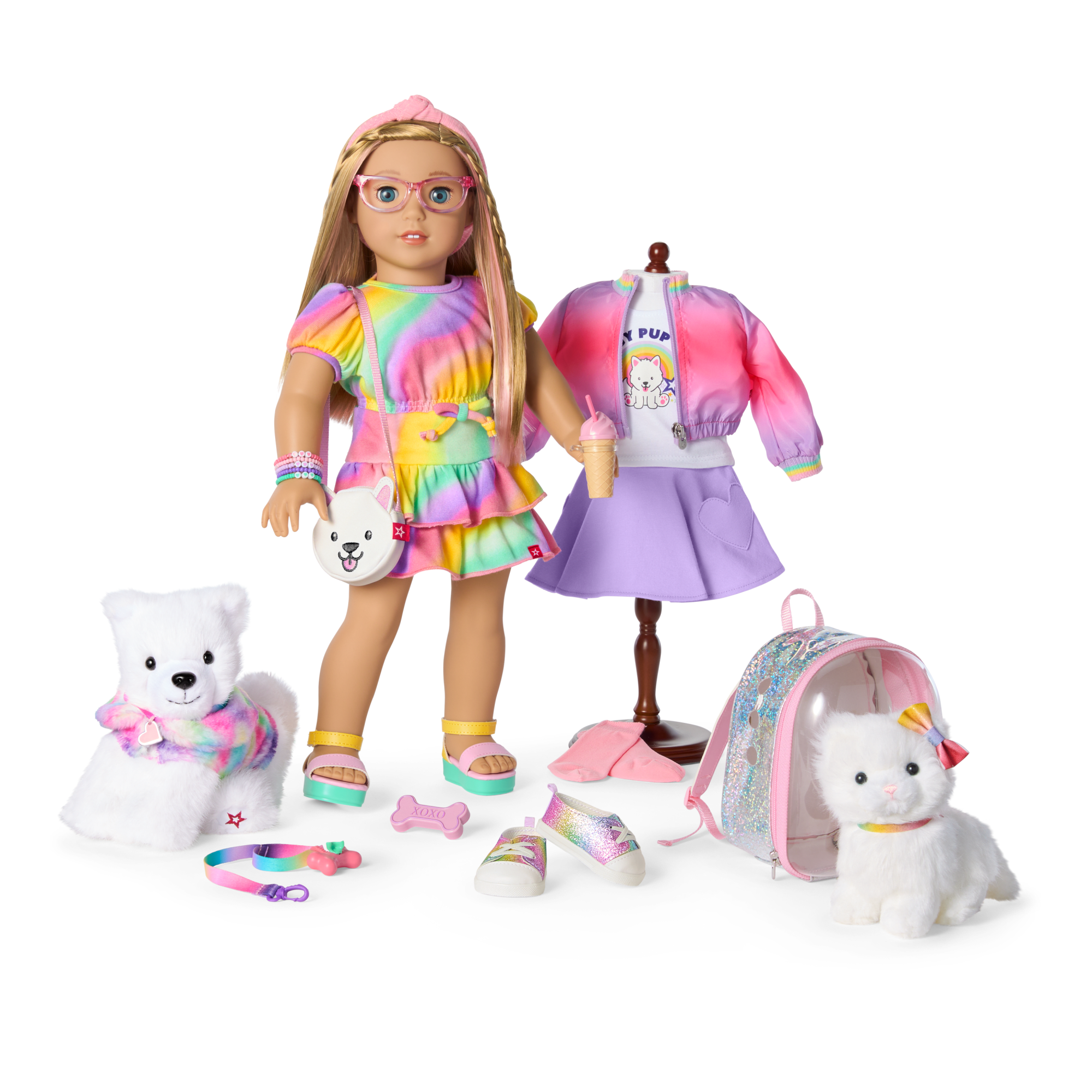 18-inch Doll Accessories Set with Headband & Purse | Summer's™