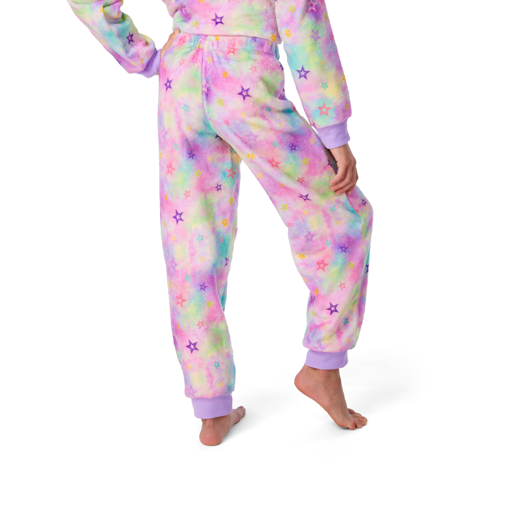 Girls' Stars & Snuggles Pajama Set with Hood & Matching Doll PJs | Summer’s™