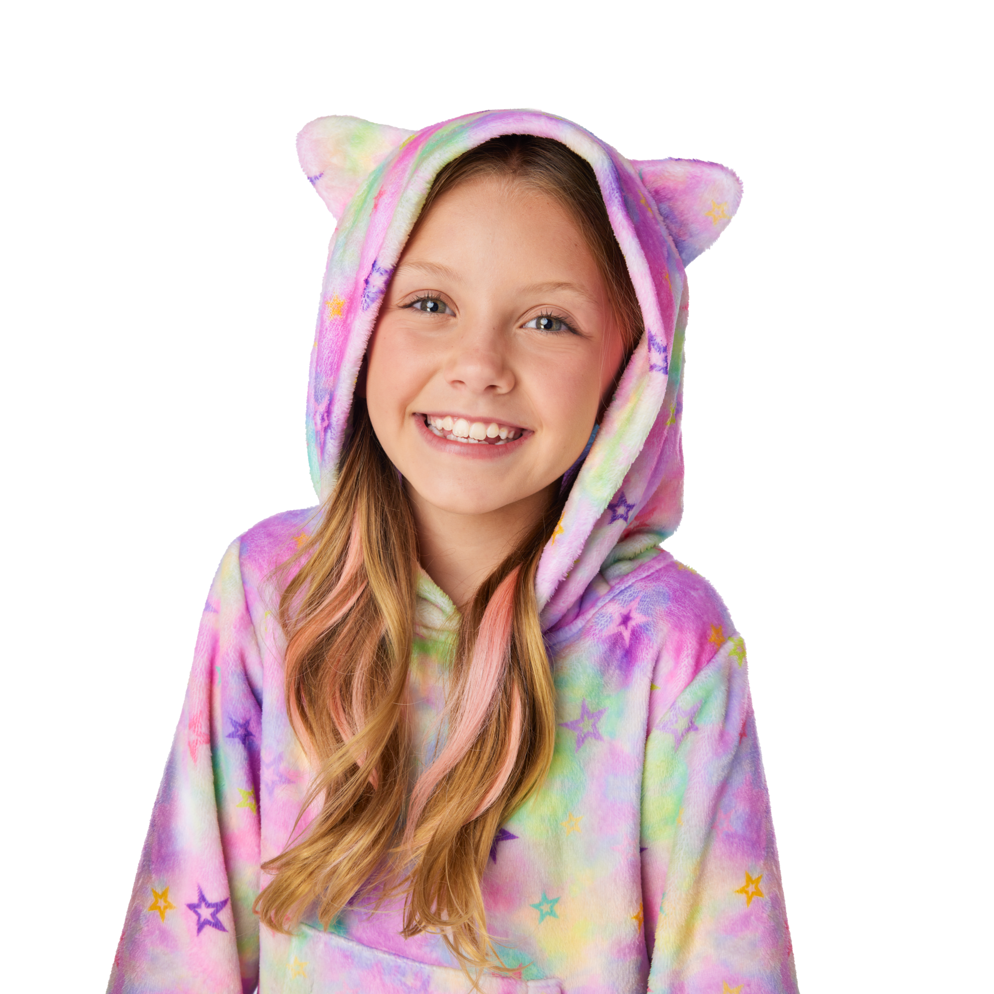 Girls' Stars & Snuggles Pajama Set with Hood & Matching Doll PJs | Summer’s™