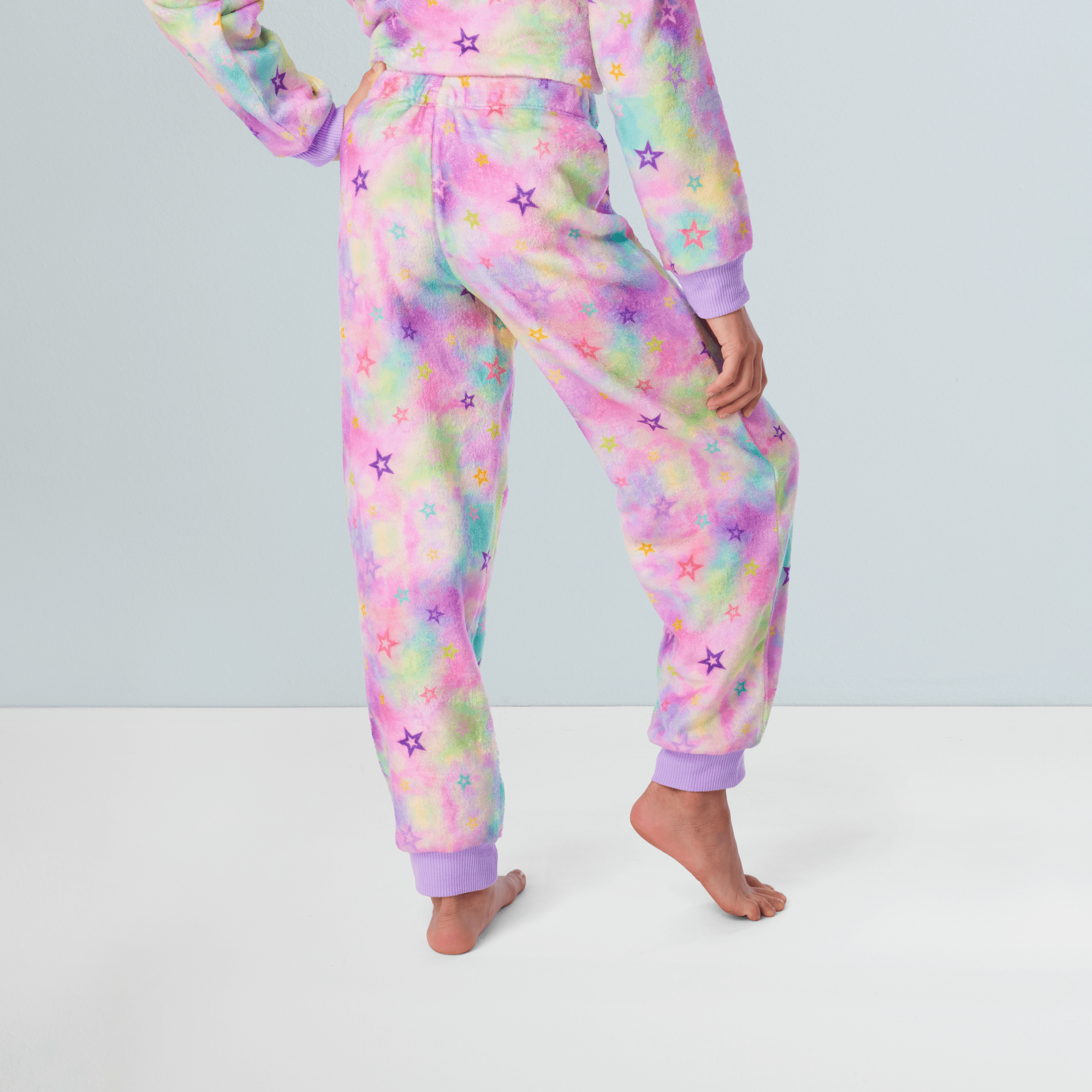 Girls' Stars & Snuggles Pajama Set with Hood & Matching Doll PJs | Summer’s™