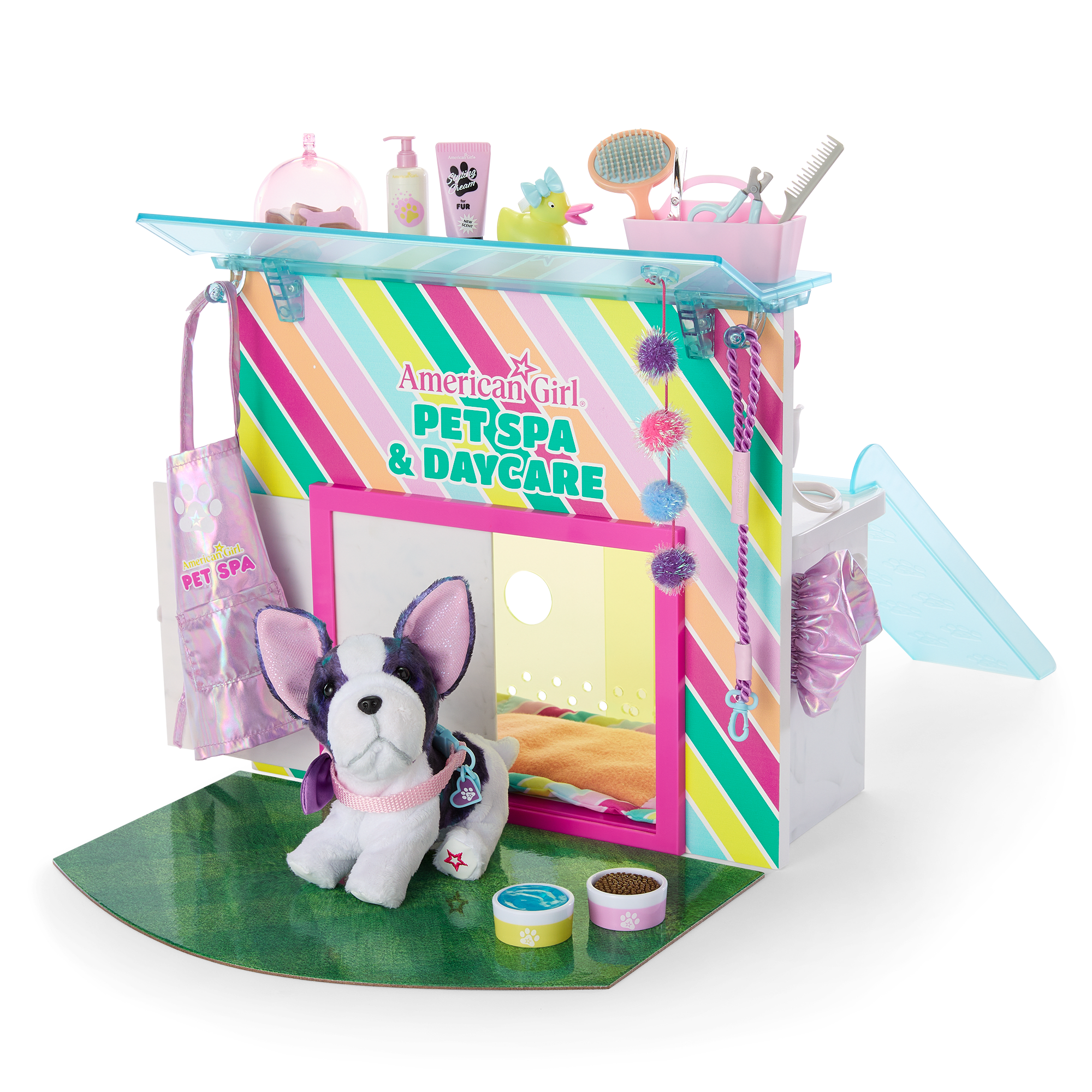 Pet Spa & Daycare Playset for Dolls with Exclusive Bulldog | American Girl