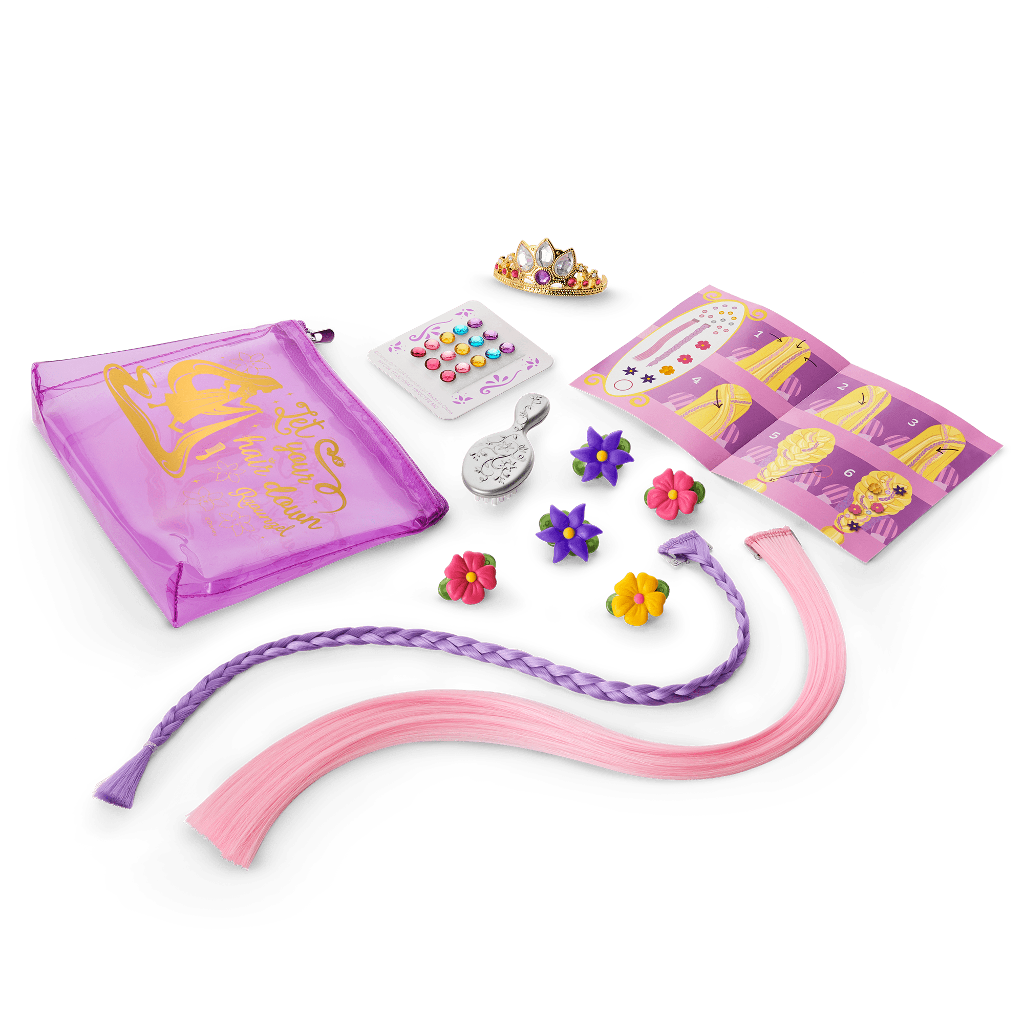 Rapunzel Hair Accessories for 18-inch Dolls | Disney Princess Set