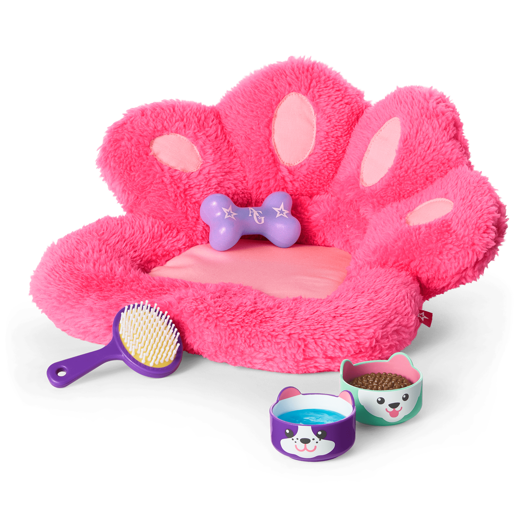 7-Piece Doll Pet Accessories Set with Dog Bed & Bowls | Summer’s™