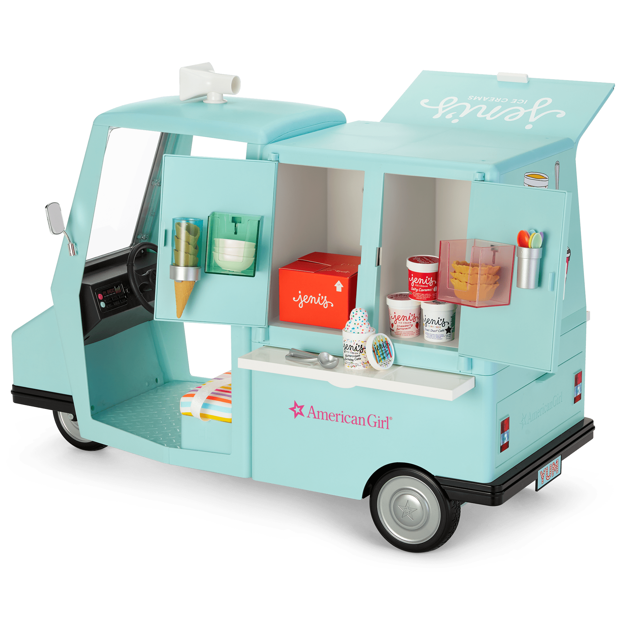 Jeni's Ice Cream Truck Playset for 18-inch Dolls | American Girl