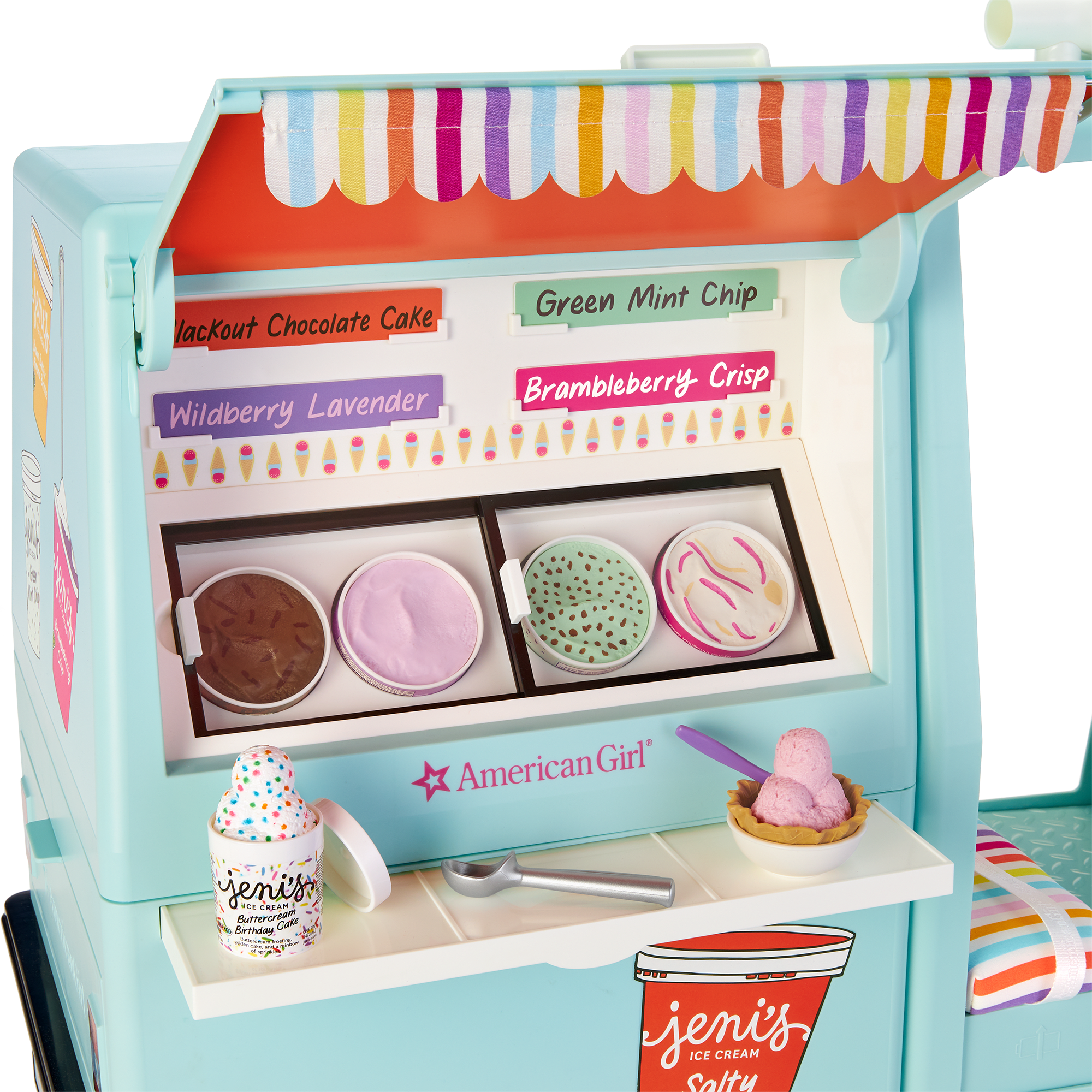 Jeni's Ice Cream Truck Playset for 18-inch Dolls | American Girl