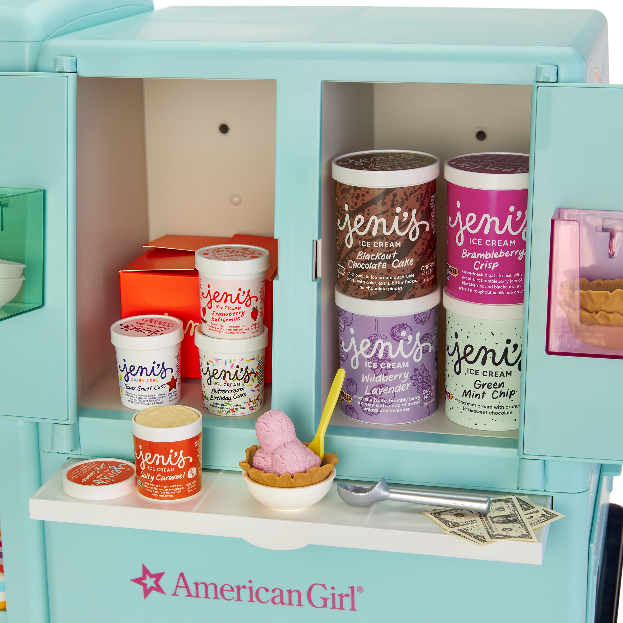 Jeni's Ice Cream Truck Playset for 18-inch Dolls | American Girl