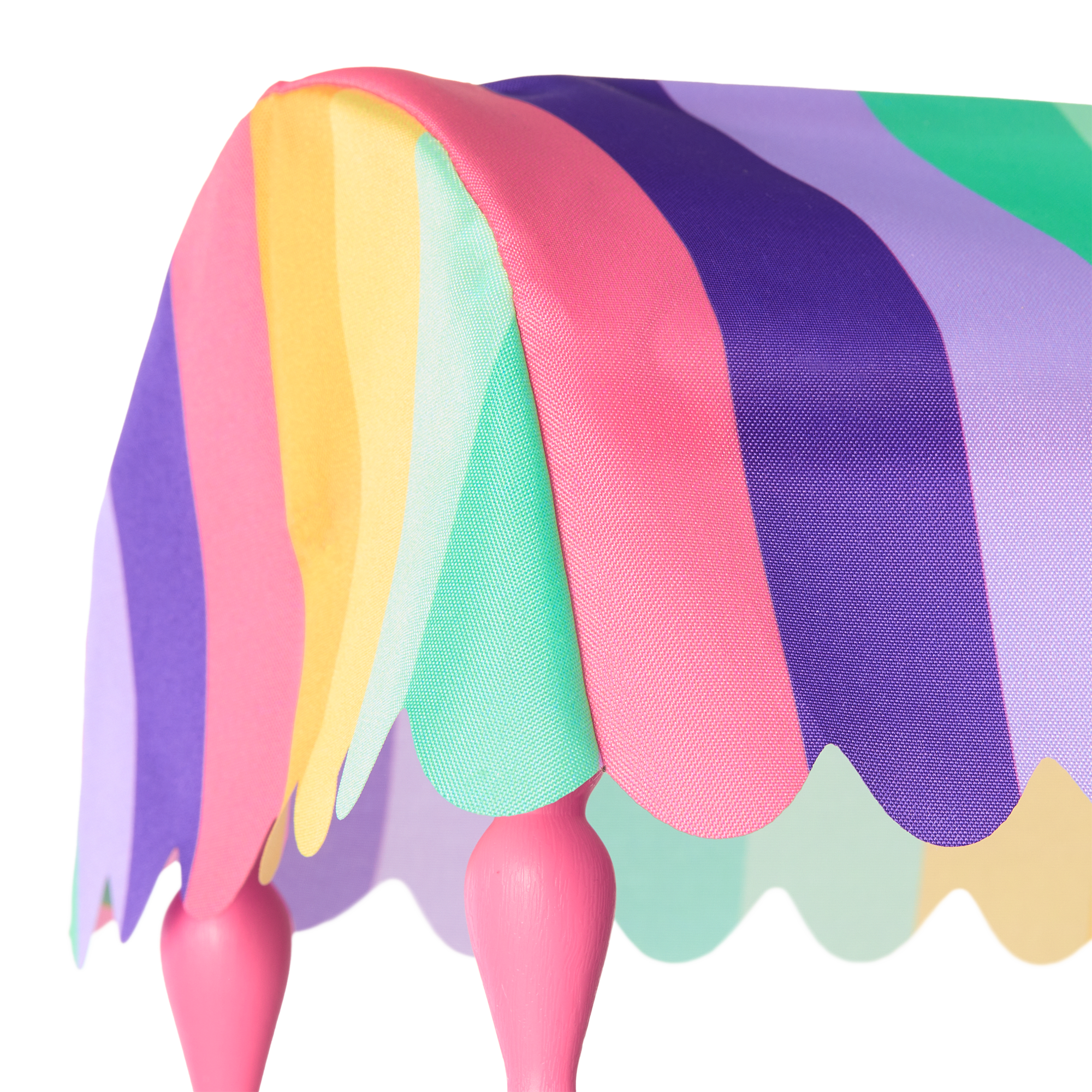 18-Inch Doll Treat Cart with Rainbow Awning & 54-Piece Playset | Summer’s™