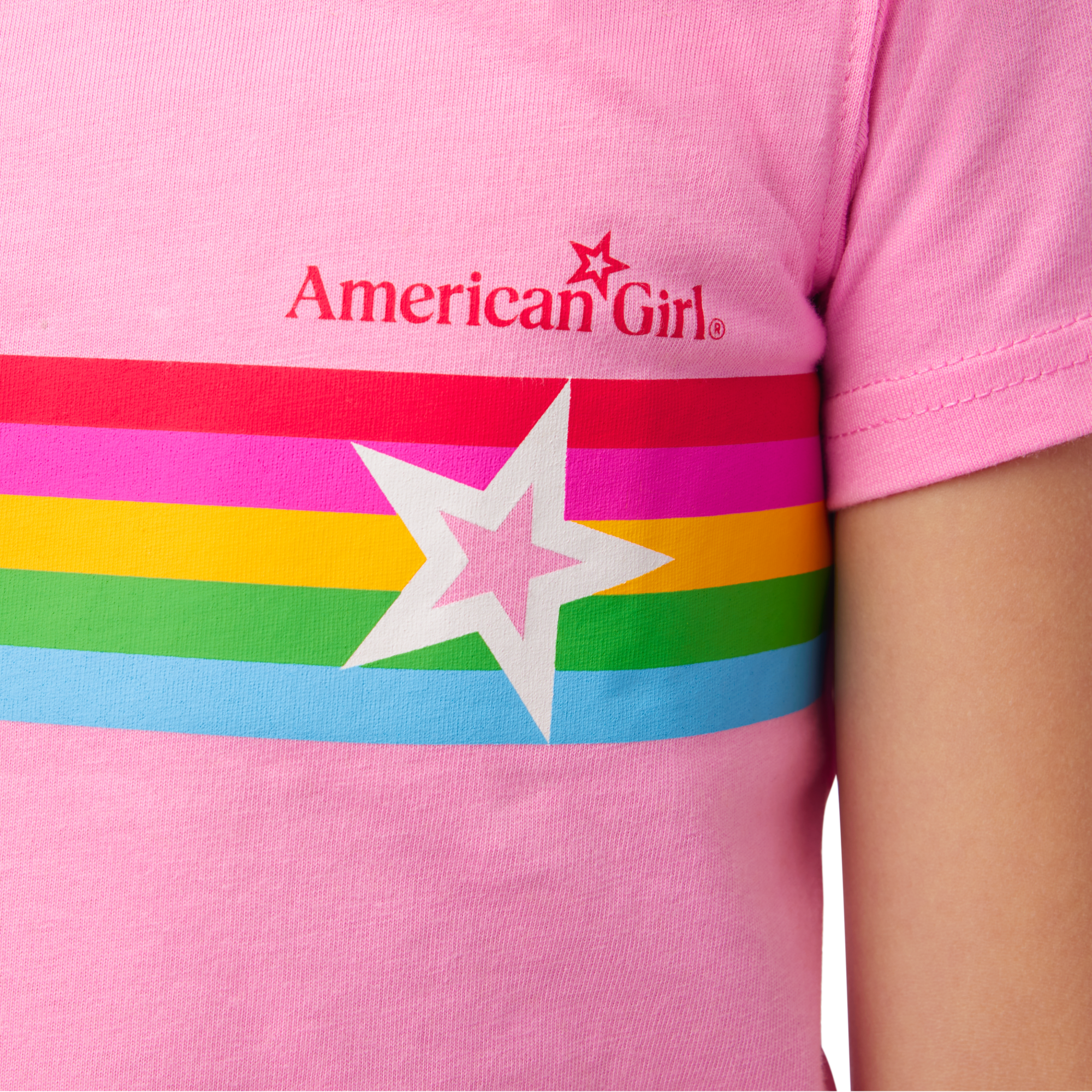 Girls' Star Print T-Shirt with Matching Doll Outfit | AG™ Star Squad