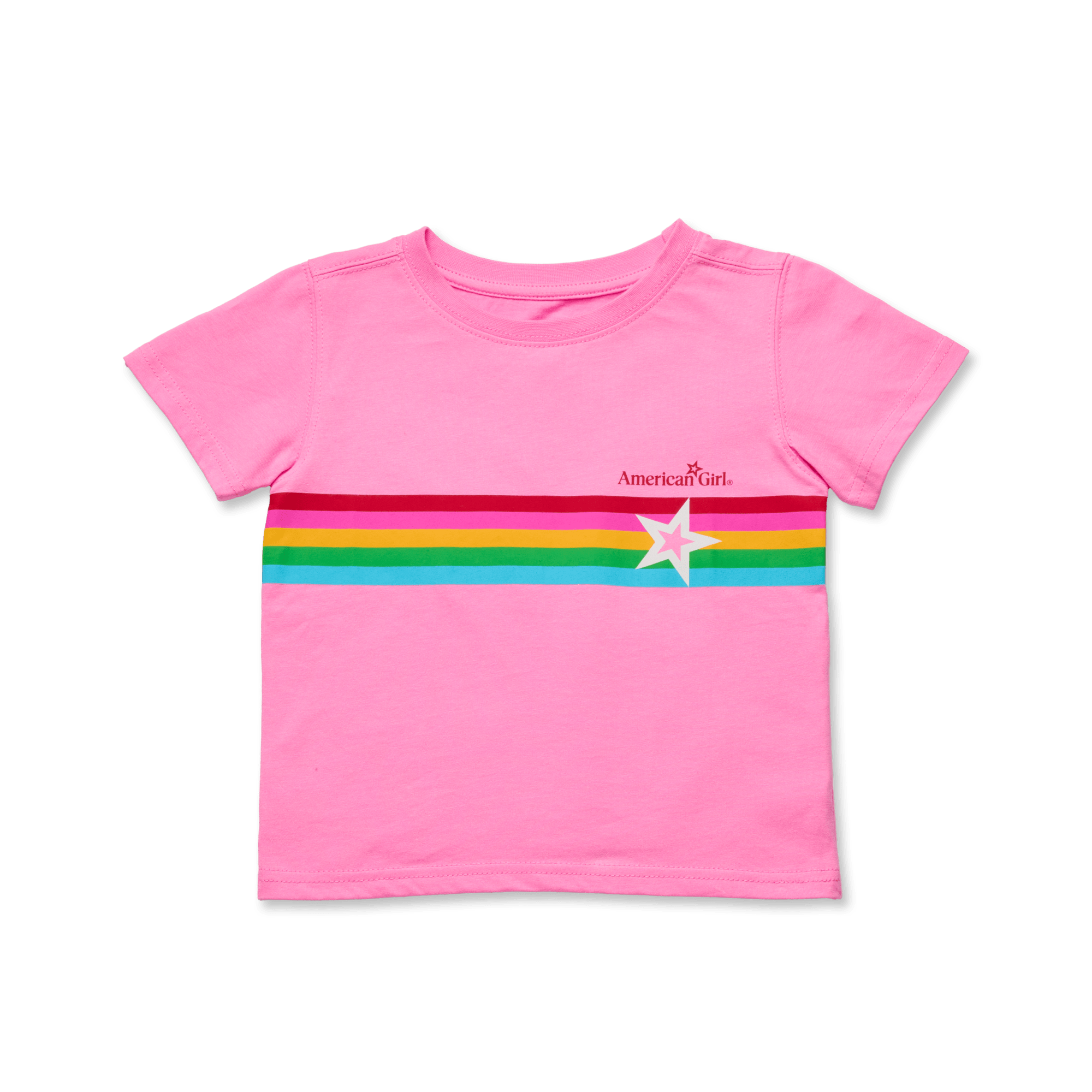 Girls' Star Print T-Shirt with Matching Doll Outfit | AG™ Star Squad