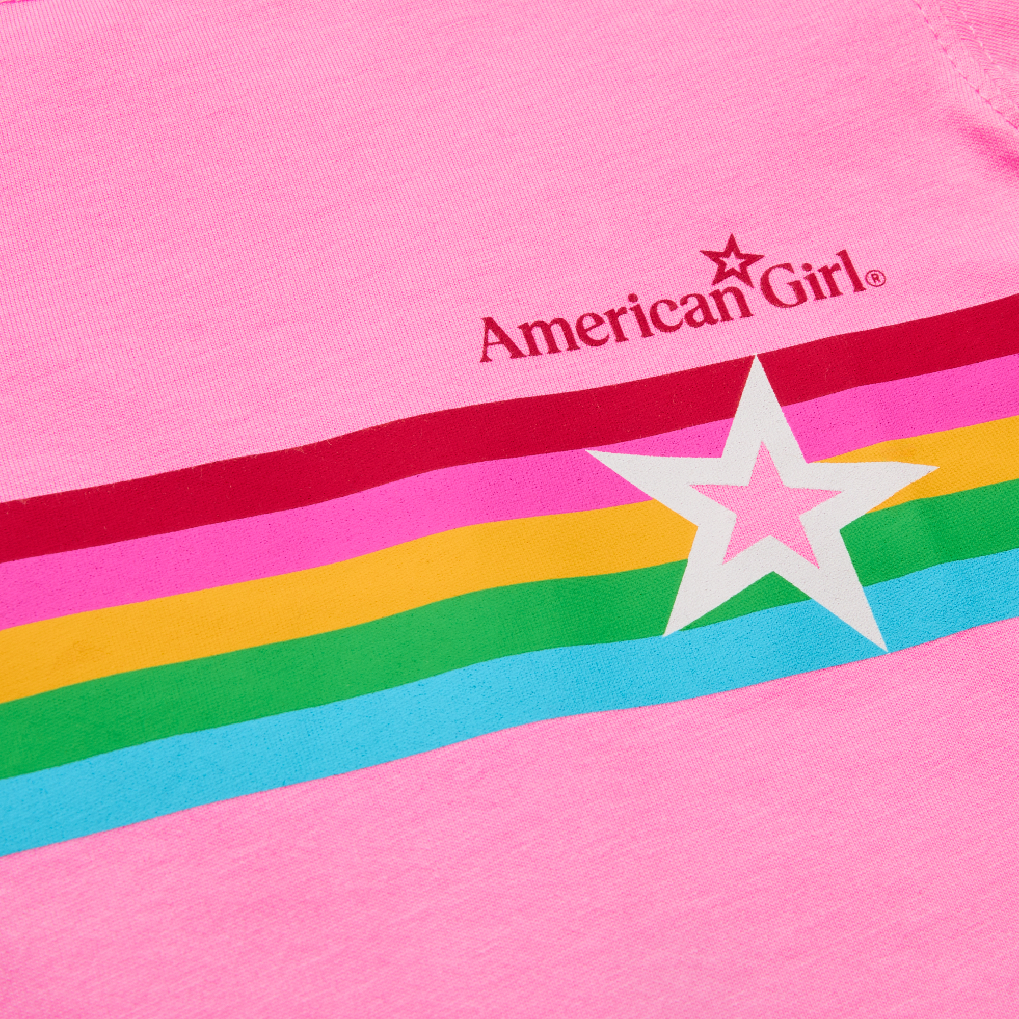 Girls' Star Print T-Shirt with Matching Doll Outfit | AG™ Star Squad
