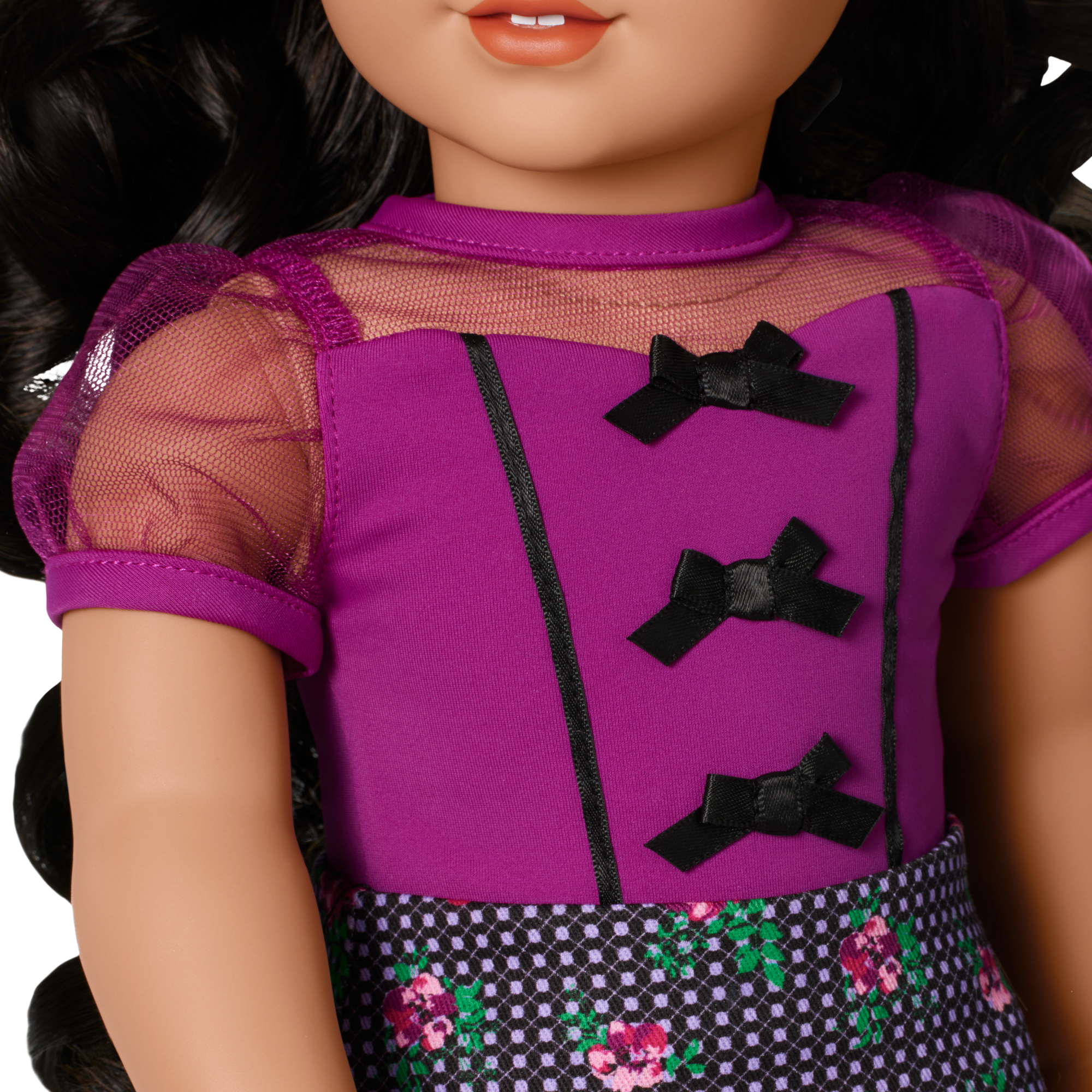 Floral 5-Piece Outfit for 18-inch Dolls | Bows & Blooms