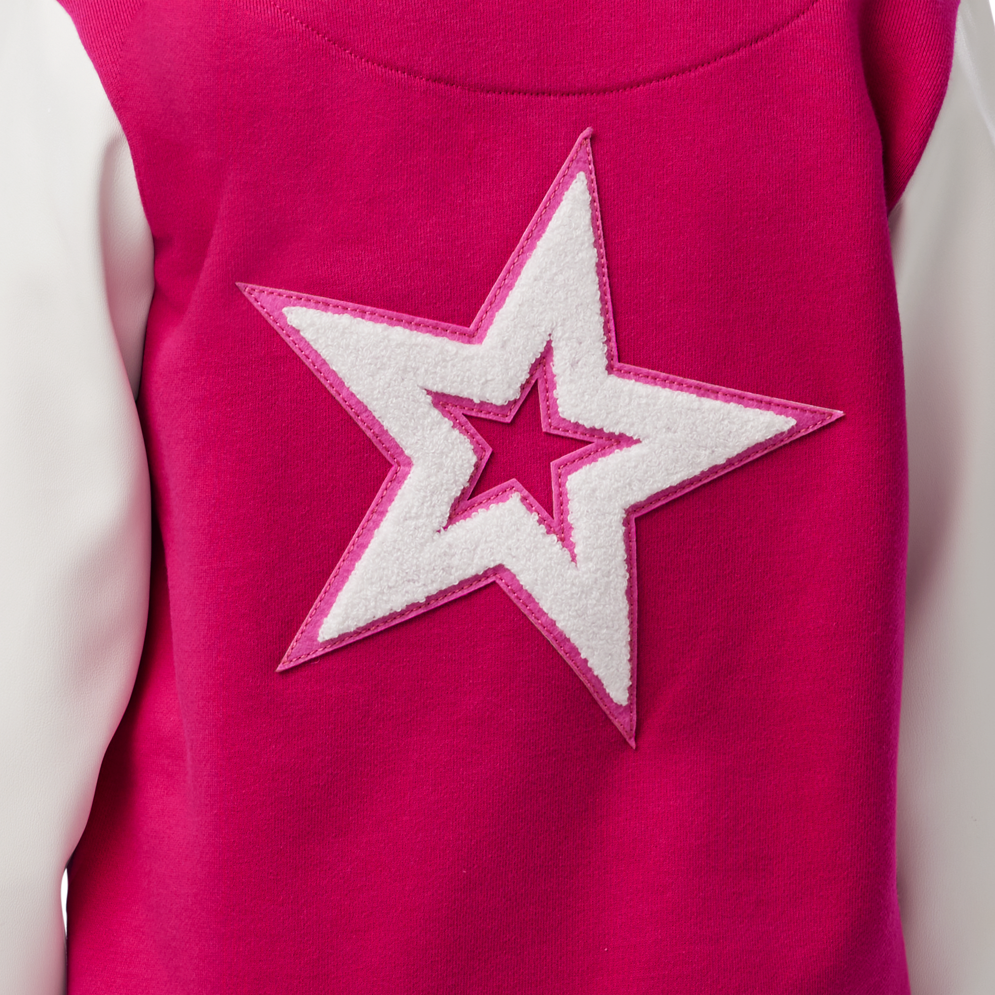 Berry Knit Varsity Jacket for Girls with AG™ Star Squad Logo | AG™
