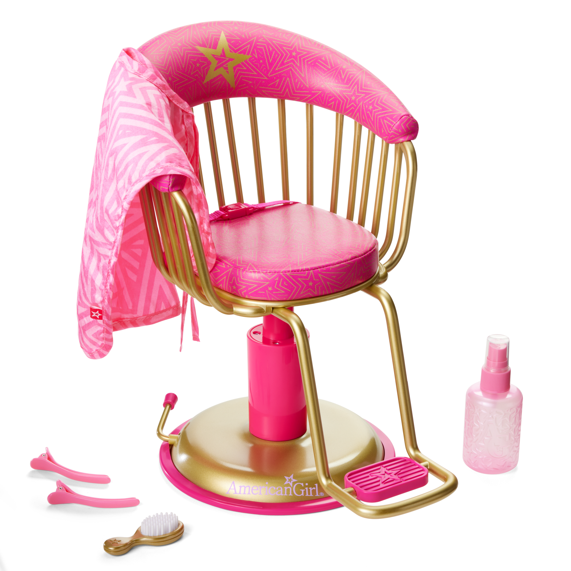 Swivel Salon Chair for 18-inch Dolls with Styling Accessories | Truly Me™