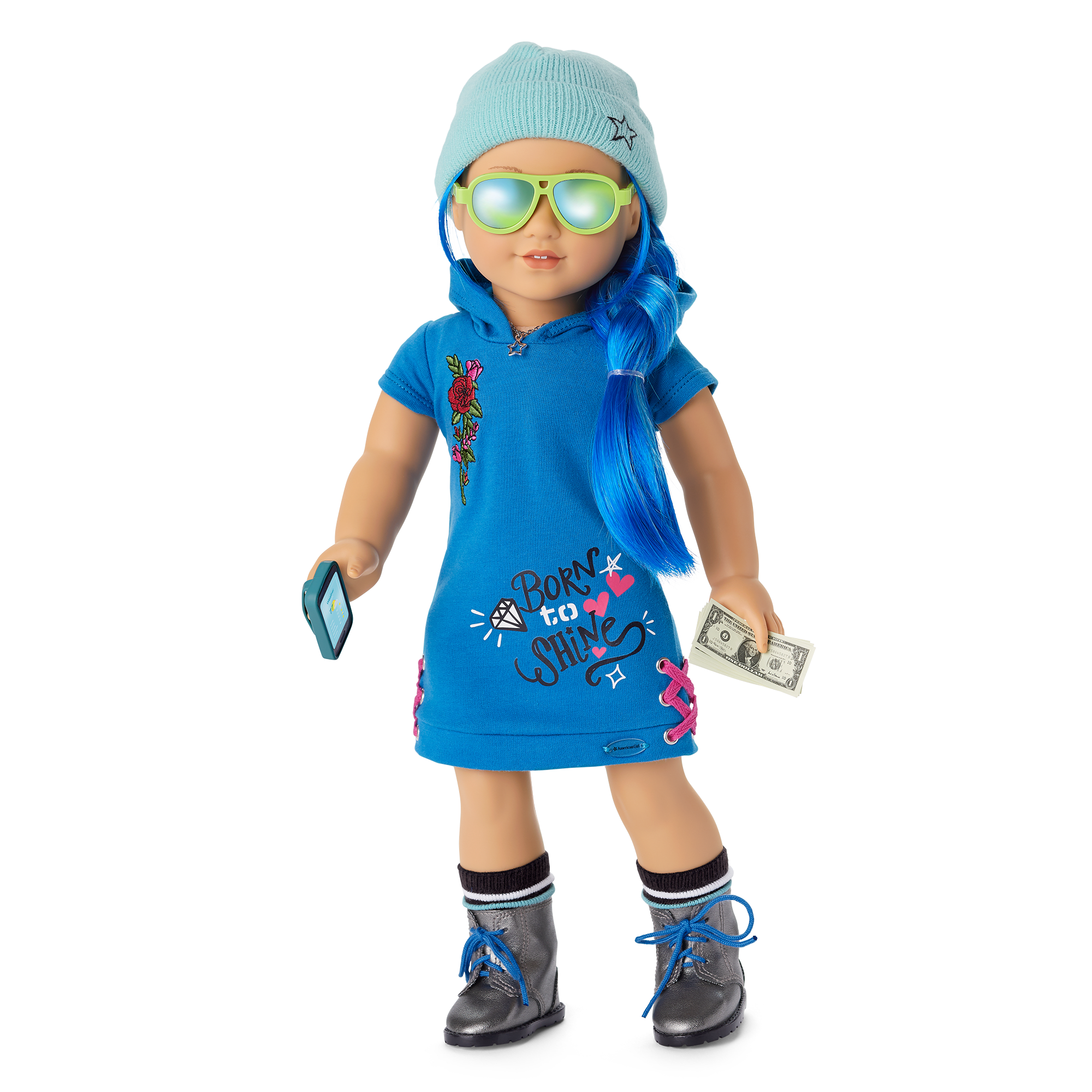 18" Truly Me Doll with Skater Dress & Accessories | American Girl
