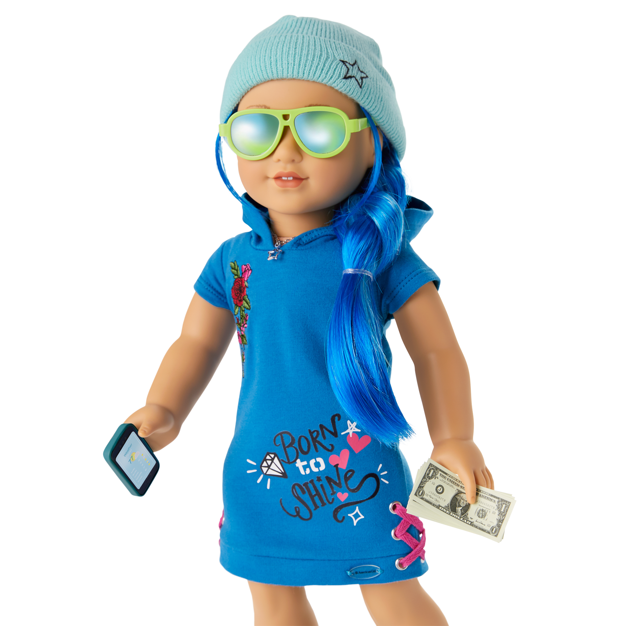 18" Truly Me Doll with Skater Dress & Accessories | American Girl