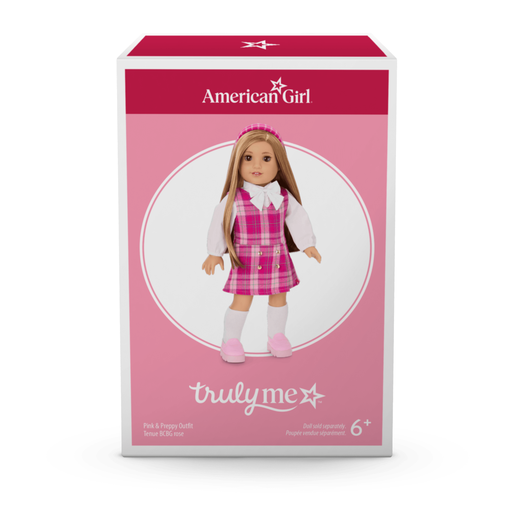 Pink & Preppy Outfit & Fashion Accessories for 18-inch Dolls | We Heart