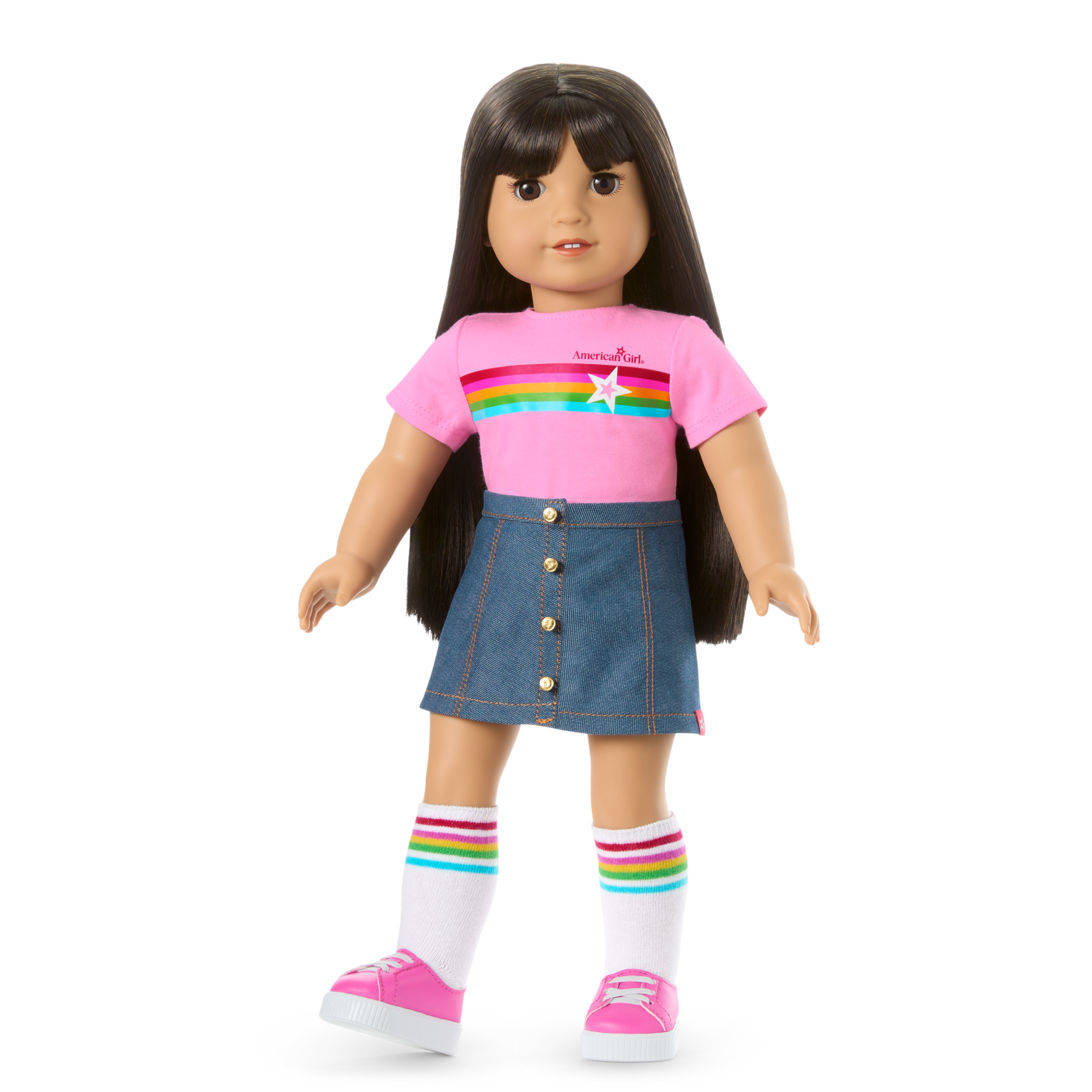 Truly Me 18-inch Doll with Puppy & Backpack Bundle | AG Star Squad