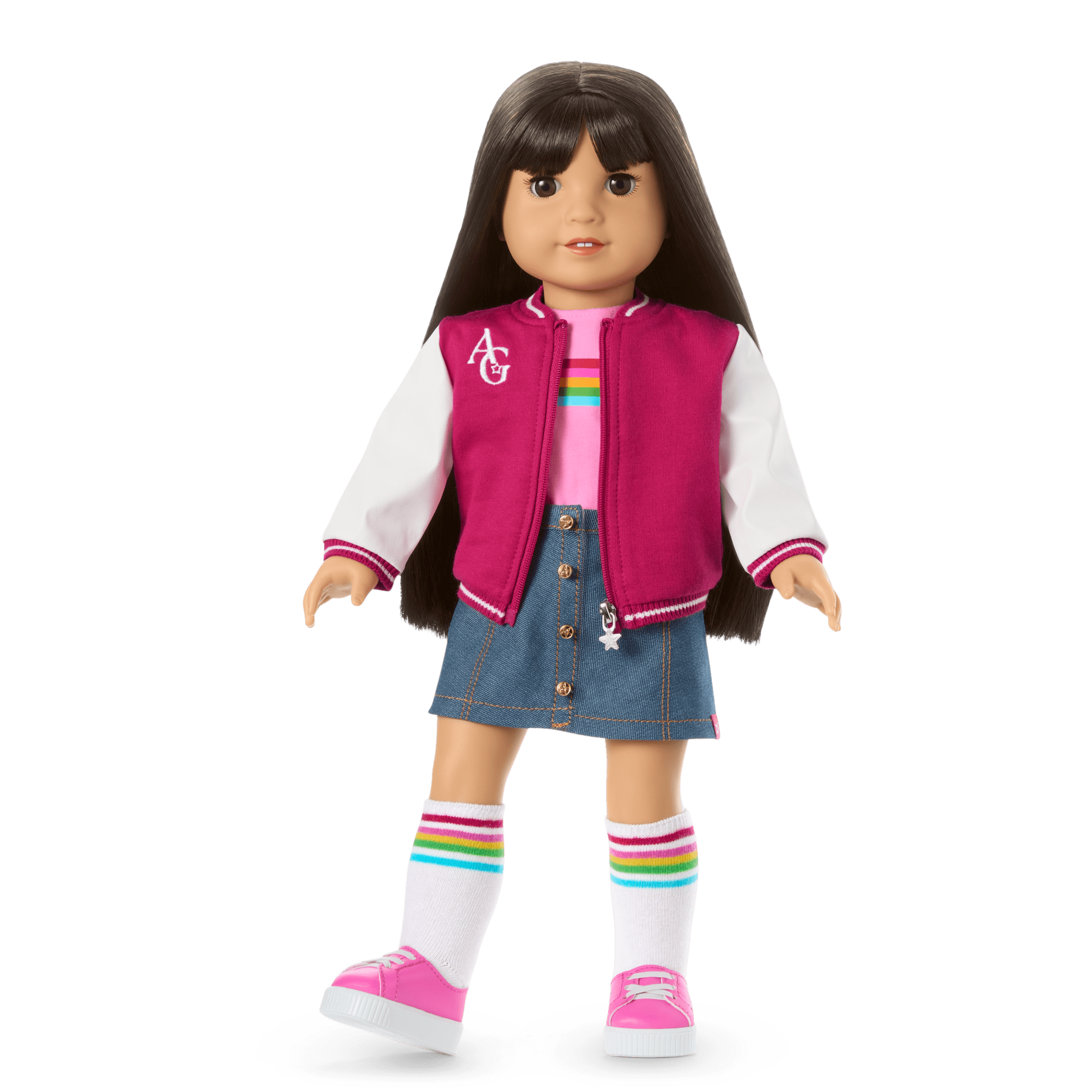 Truly Me 18-inch Doll with Puppy & Backpack Bundle | AG Star Squad