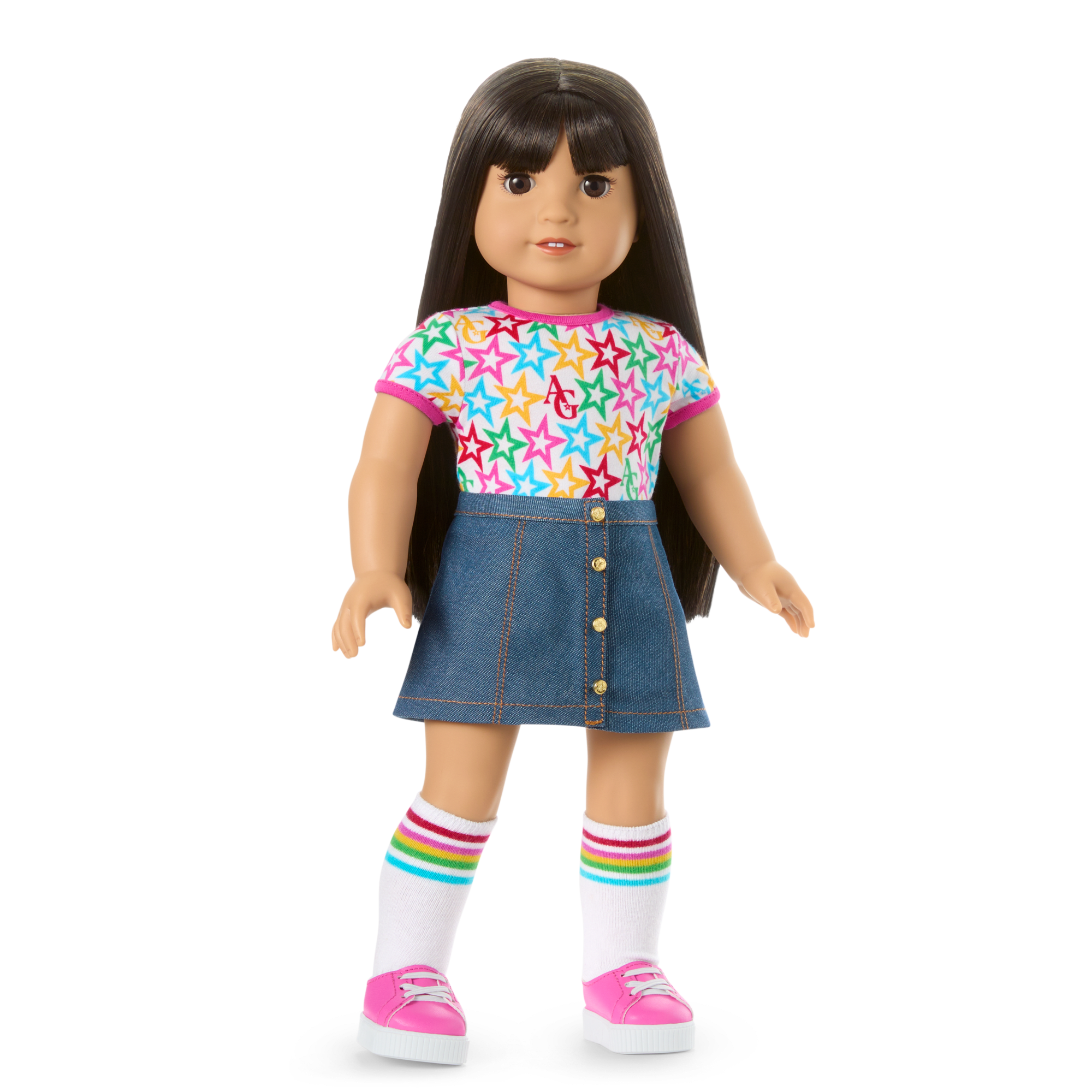 Truly Me 18-inch Doll with Puppy & Backpack Bundle | AG Star Squad