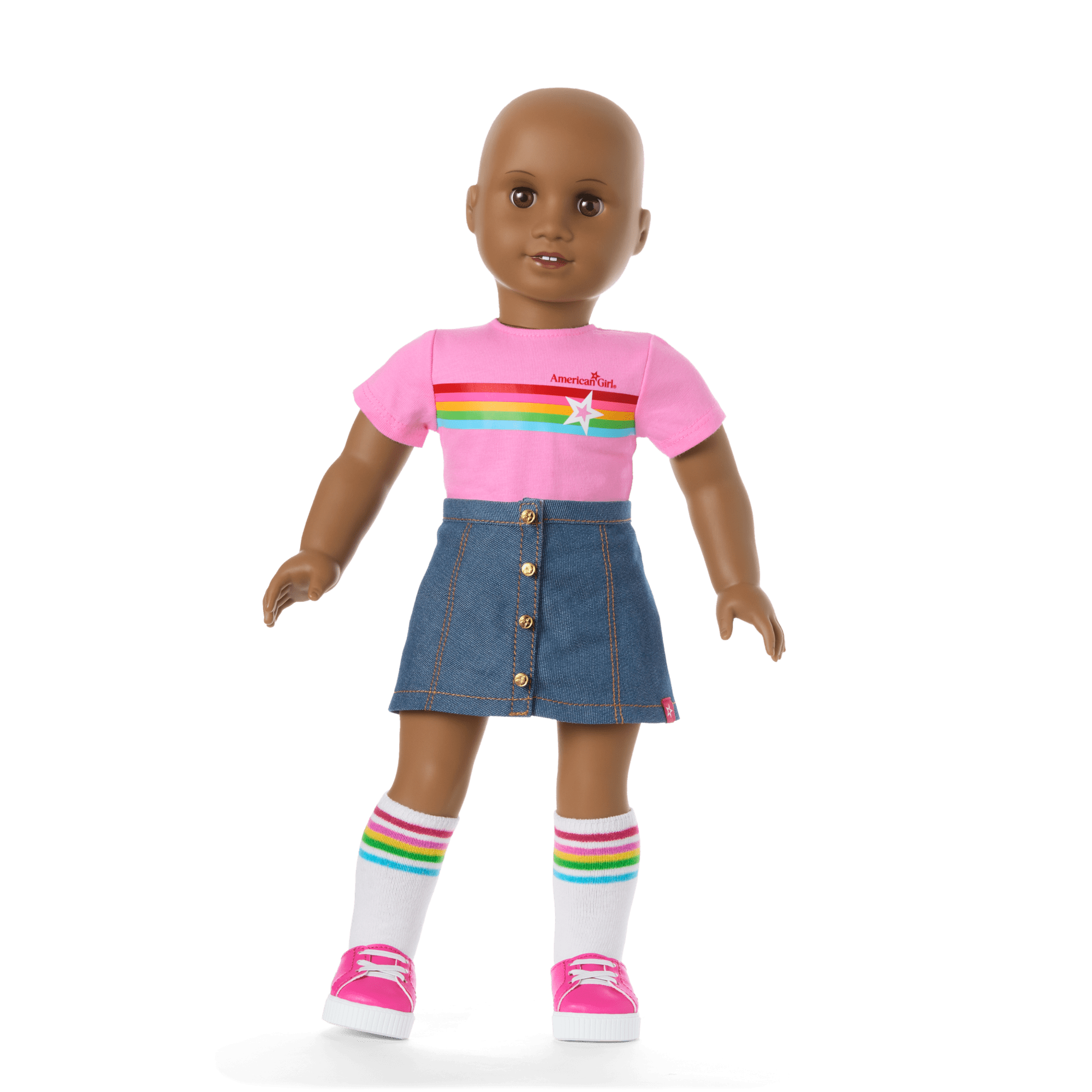 Truly Me 18-inch Doll with Puppy & Backpack Accessories | AG Star Squad Bundle