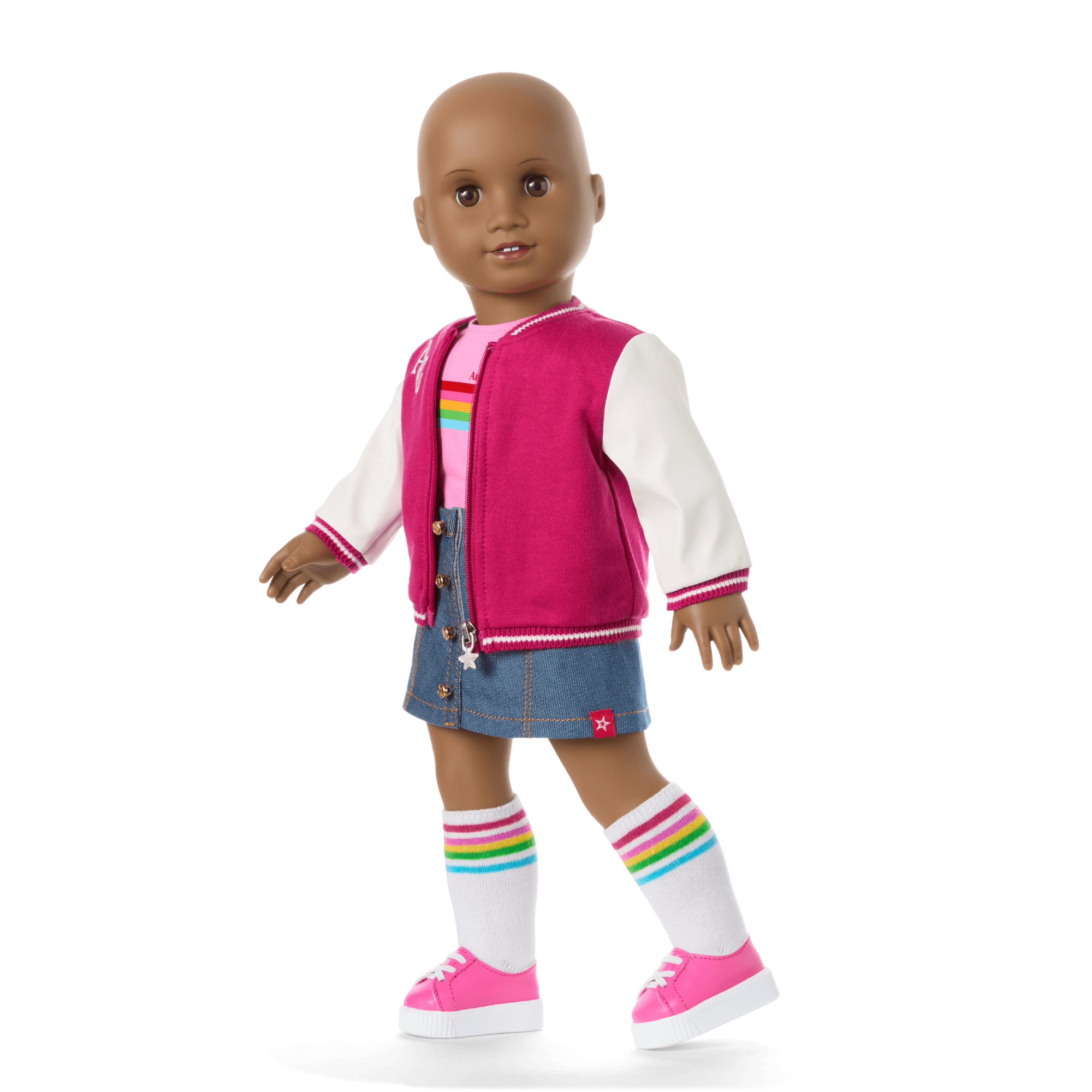Truly Me 18-inch Doll with Puppy & Backpack Accessories | AG Star Squad Bundle