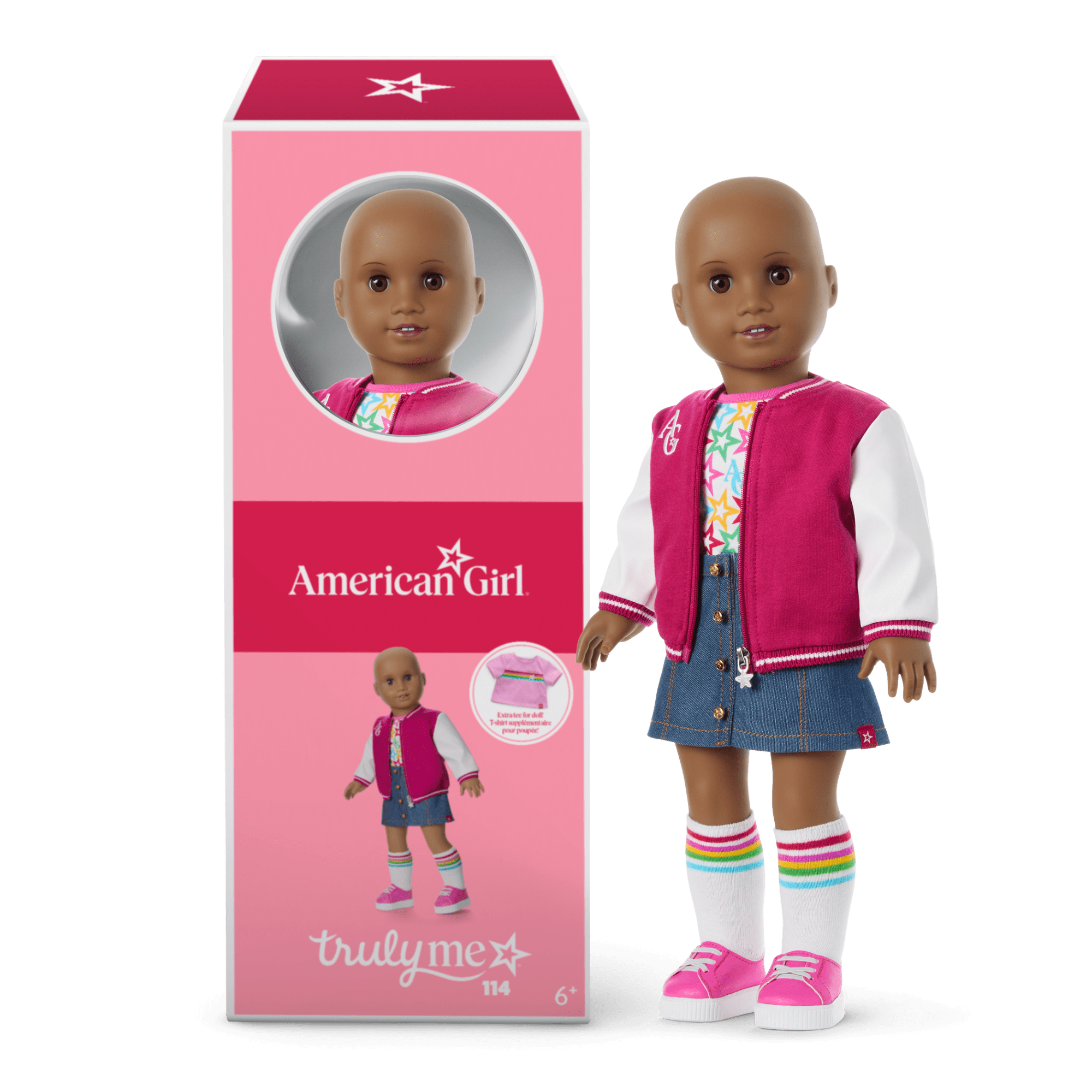Truly Me 18-inch Doll with Puppy & Backpack Accessories | AG Star Squad Bundle