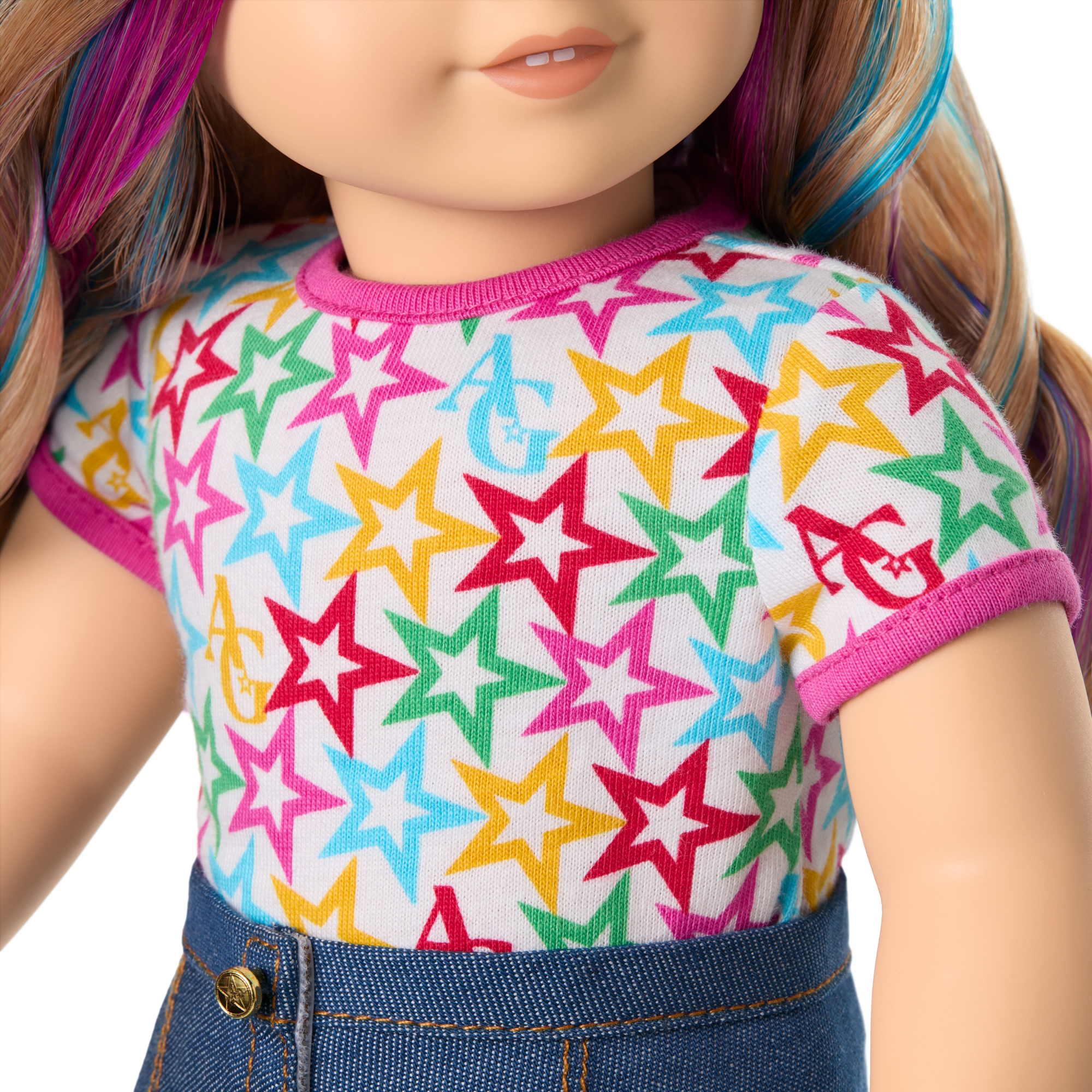 Truly Me 18-inch Doll with Puppy & Backpack Accessories | AG Star Squad Bundle
