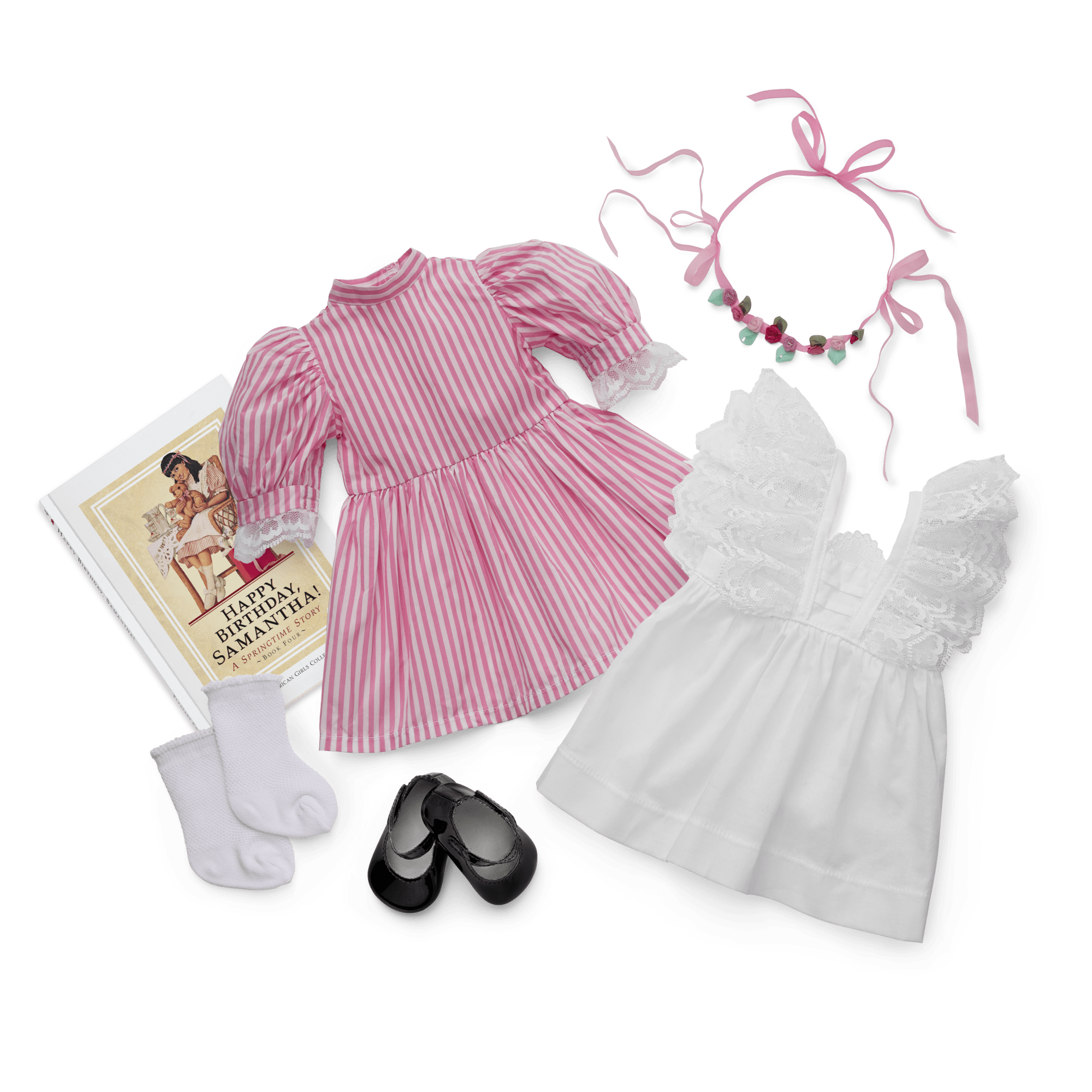 18-Inch Doll Birthday Outfit & Book Set | Samantha’s Historical Collection