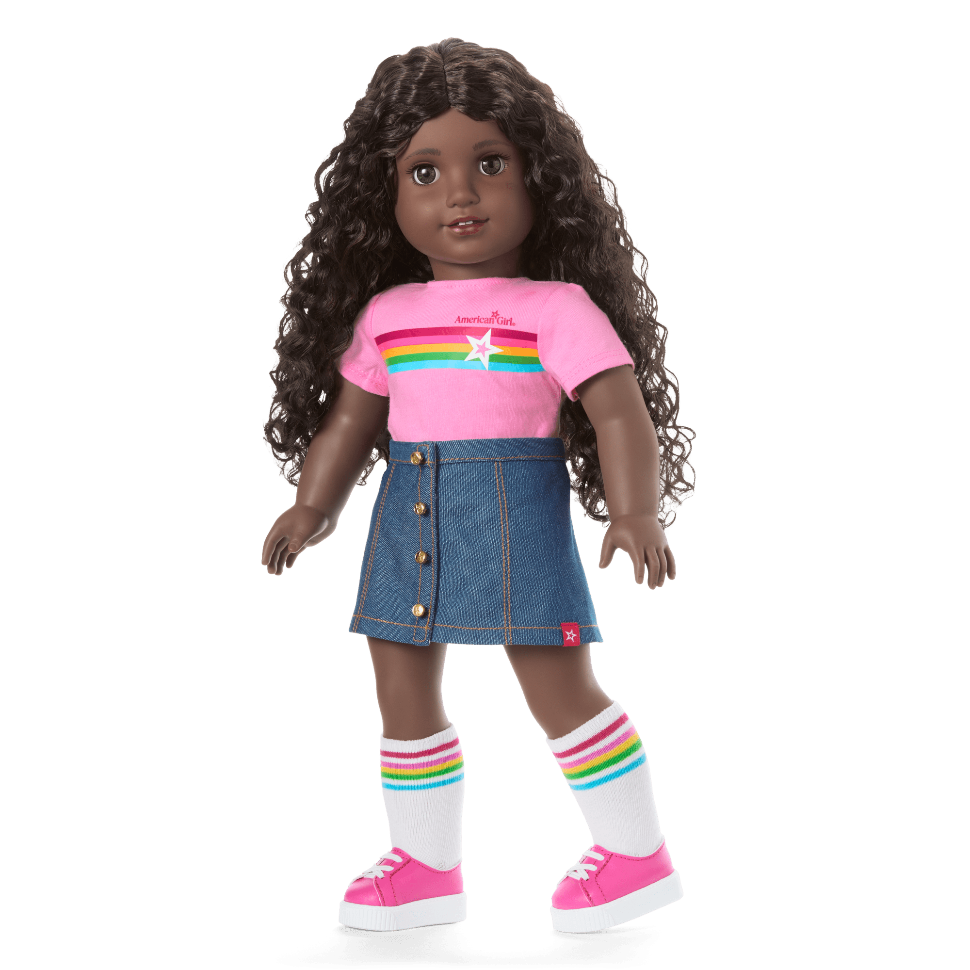 Truly Me 18-inch Doll with Puppy & Backpack Accessories | AG Star Squad Bundle