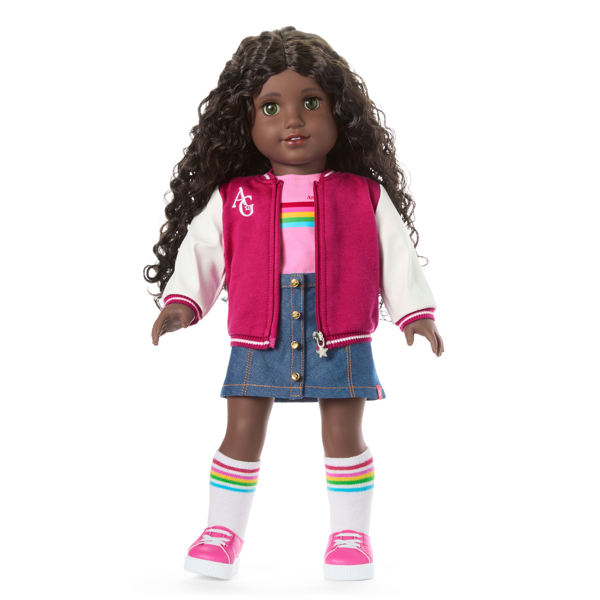 Truly Me 18-inch Doll with Puppy & Backpack Accessories | AG Star Squad Bundle