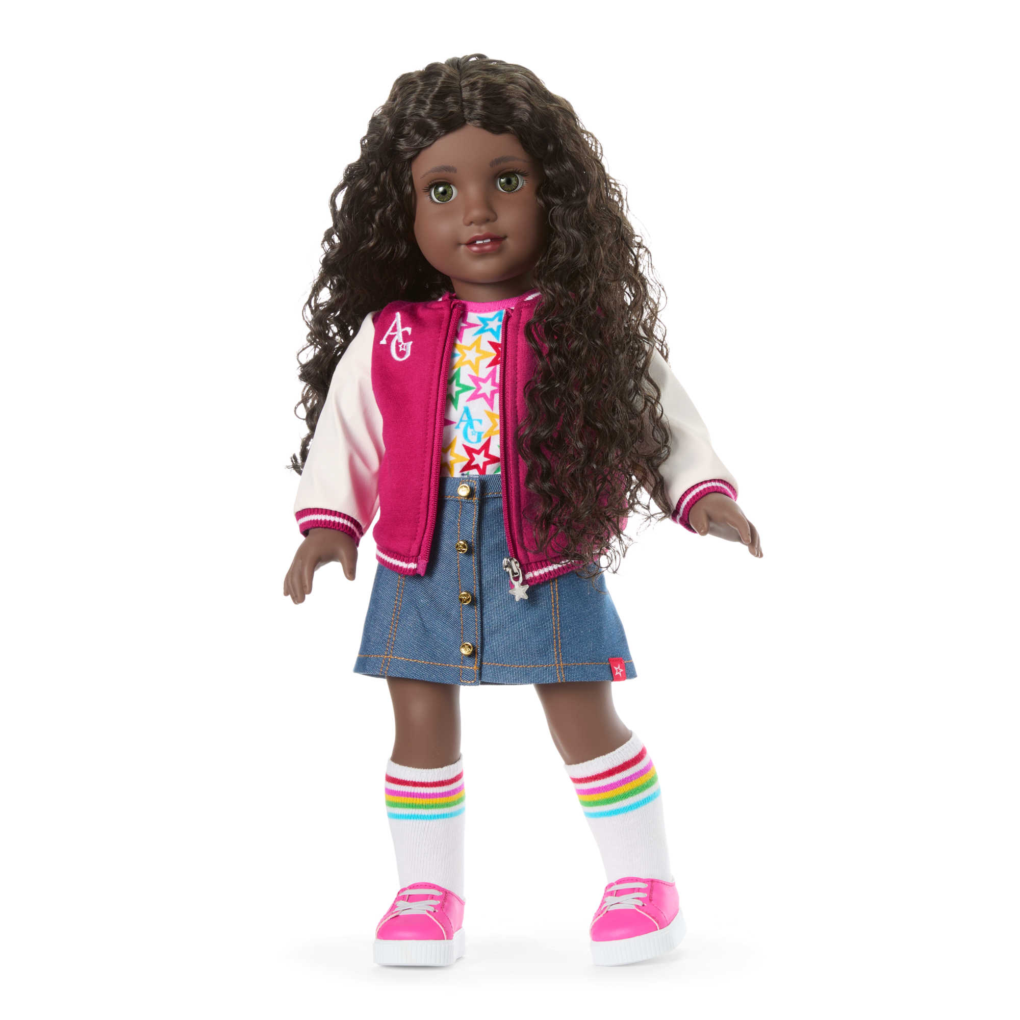 Truly Me 18-inch Doll with Puppy & Backpack Accessories | AG Star Squad Bundle
