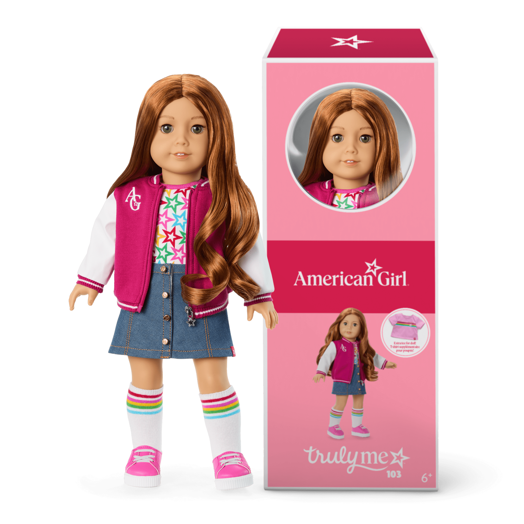 Truly Me 18-inch Doll with Puppy & Backpack Bundle | AG Star Squad
