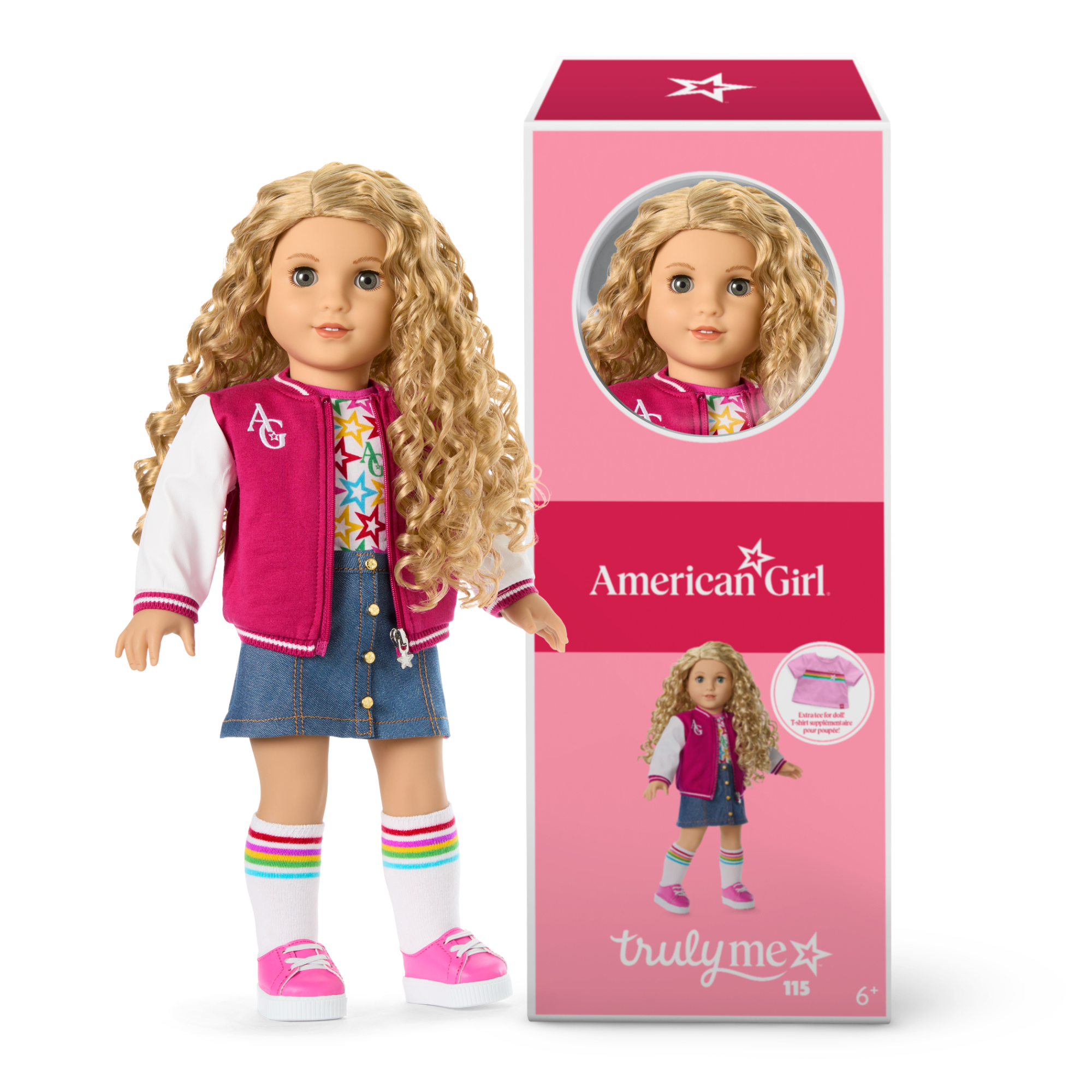 18-inch Truly Me Doll with Puppy & Backpack Bundle | AG Star Squad