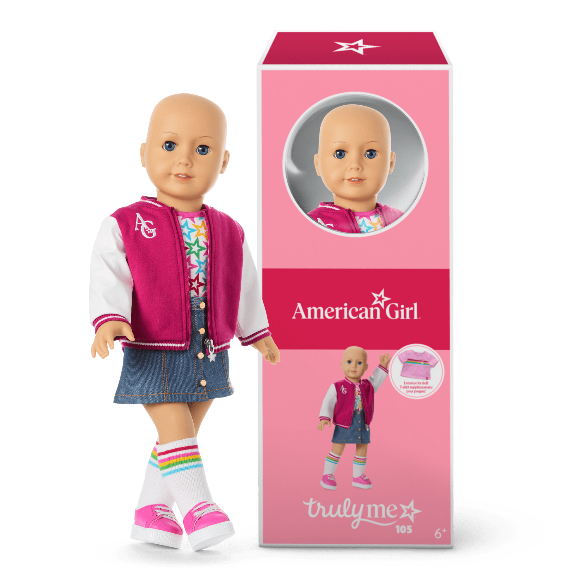 Truly Me 18-inch Doll with Puppy & Mini Backpack | AG Star Squad Bundle