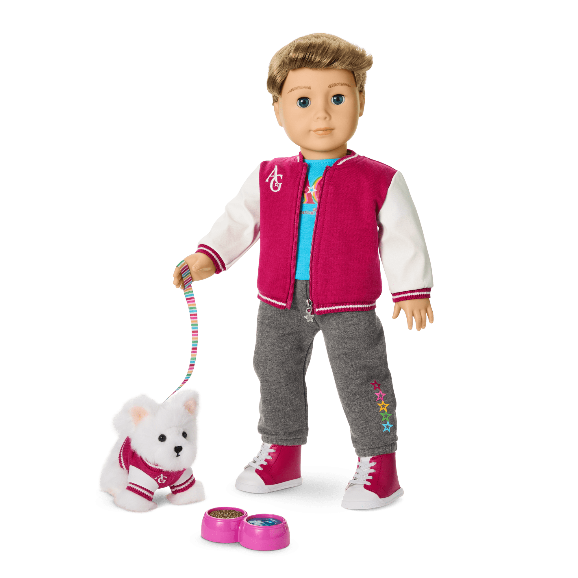 Truly Me 18-inch Doll with Puppy & Outfit | AG Star Squad Bundle
