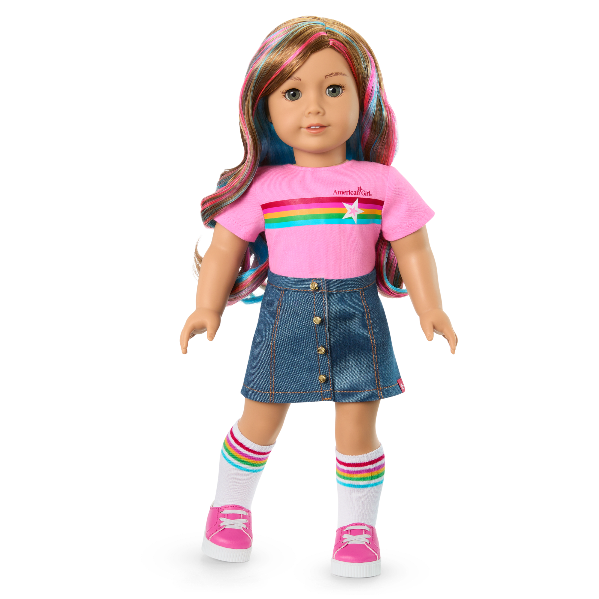 Truly Me 18-inch Doll with Puppy & Backpack Bundle | AG Star Squad