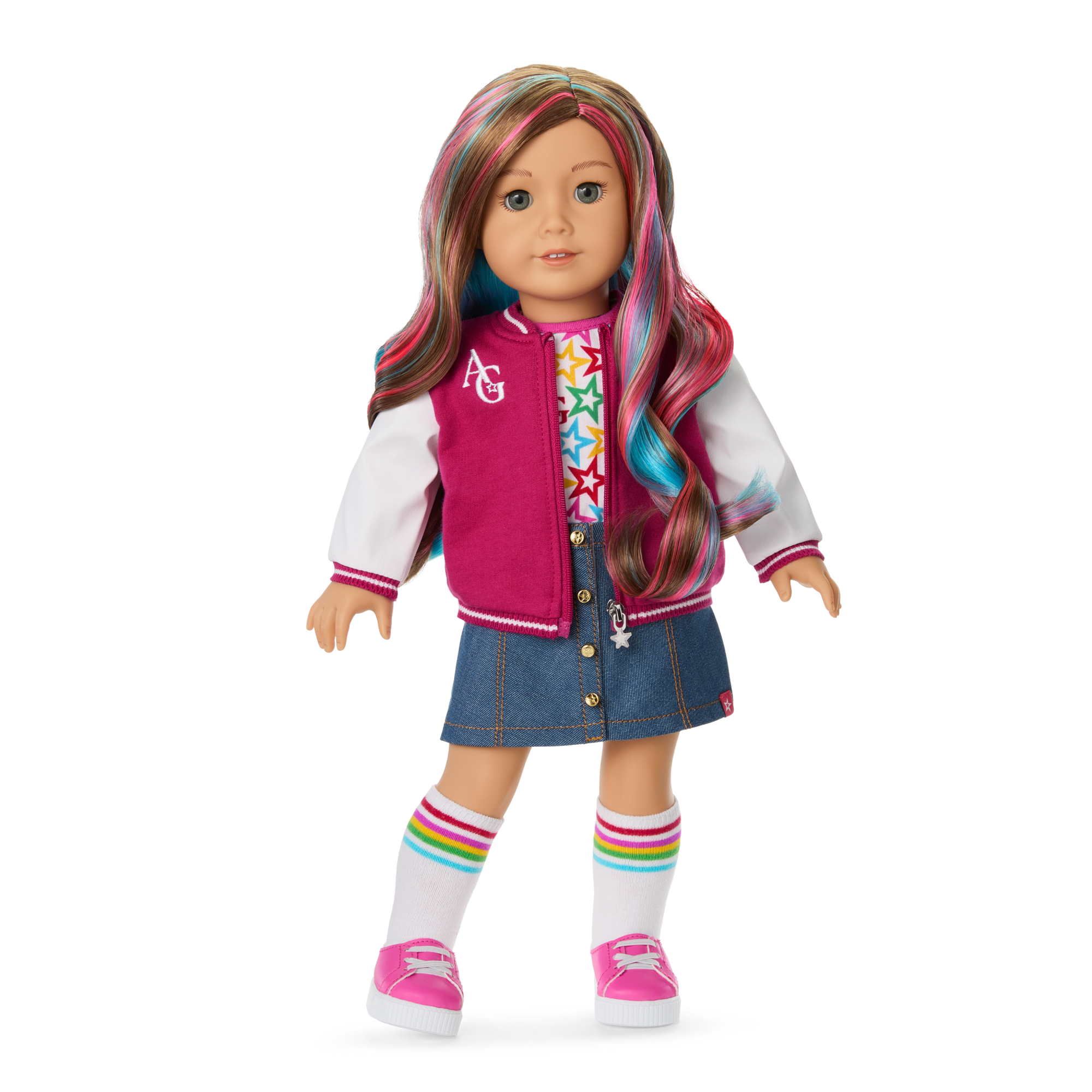 Truly Me 18-inch Doll with Puppy & Backpack Bundle | AG Star Squad