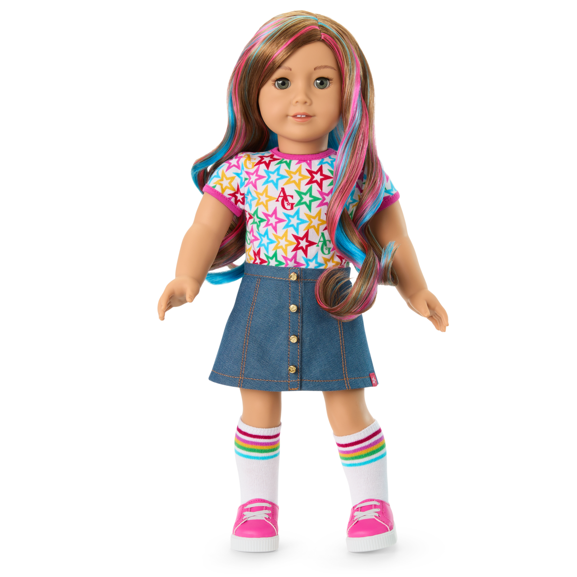 Truly Me 18-inch Doll with Puppy & Backpack Bundle | AG Star Squad