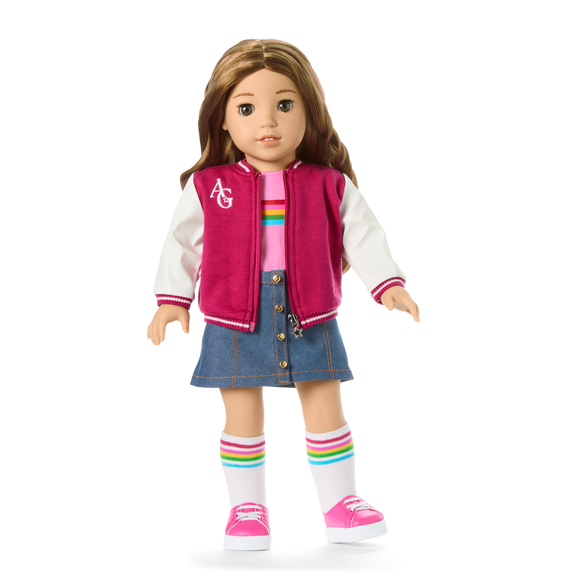 18-inch Truly Me Doll with Puppy & Backpack Bundle | AG Star Squad