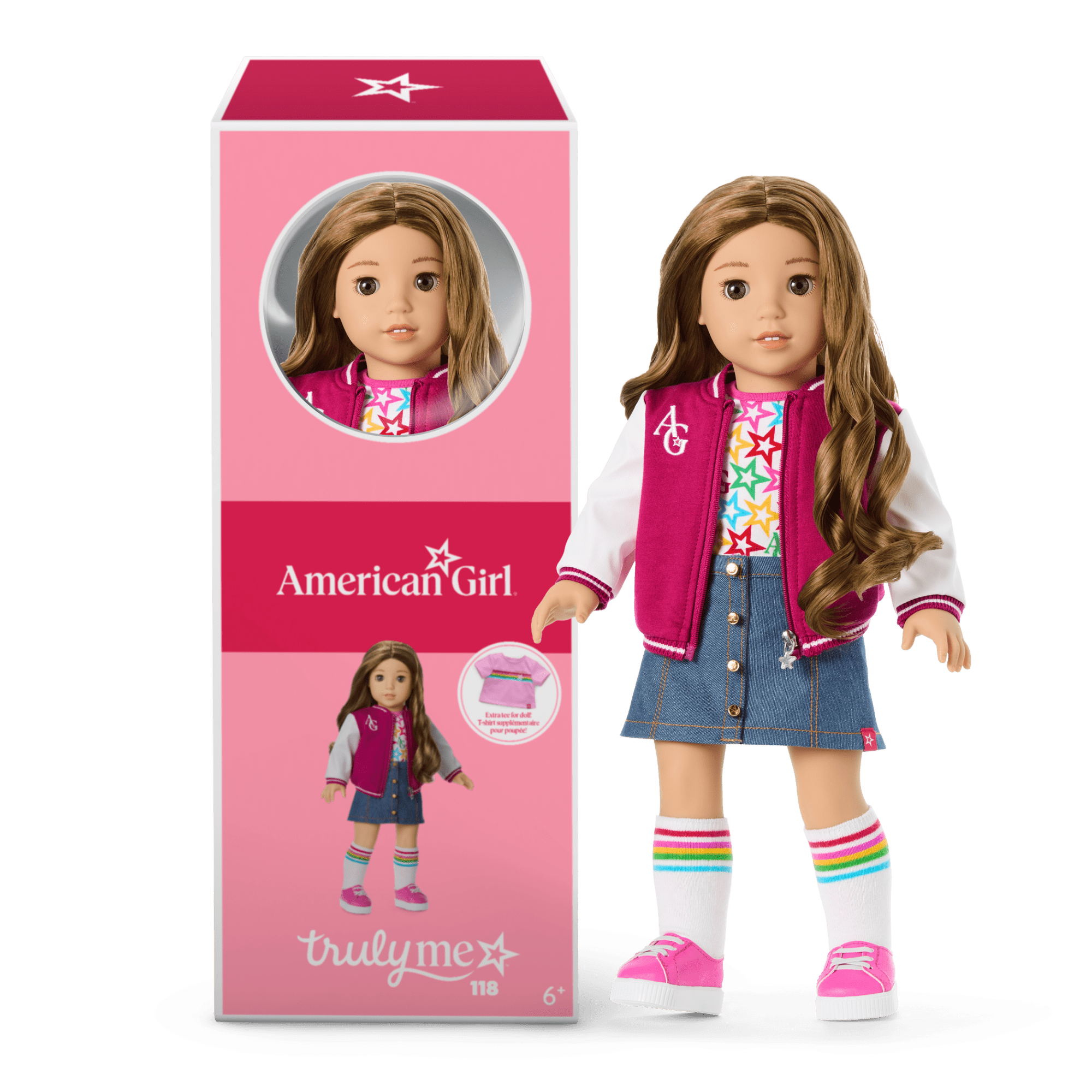 18-inch Truly Me Doll with Puppy & Backpack Bundle | AG Star Squad