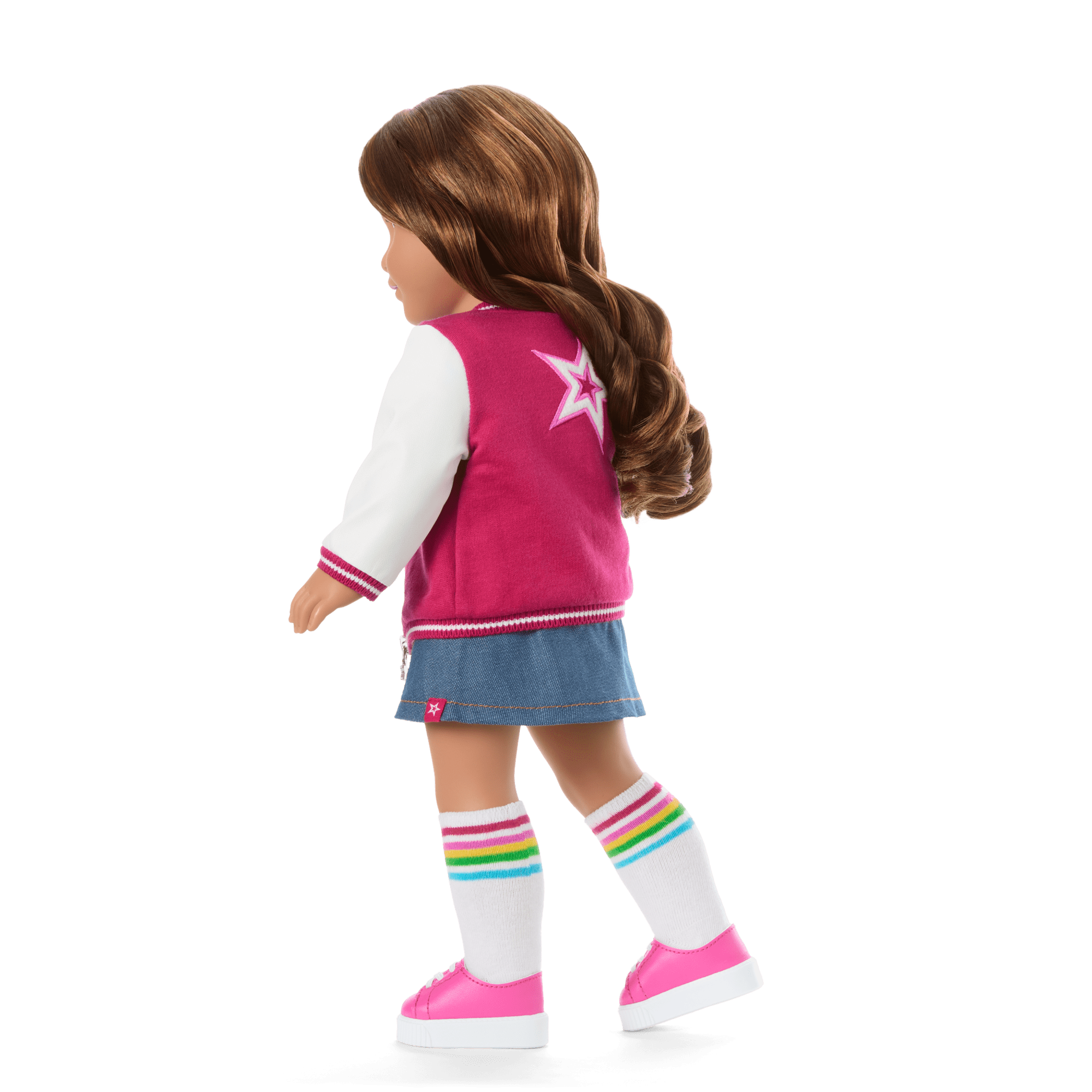 Truly Me 18-inch Doll with Puppy & Backpack Accessories | AG Star Squad Bundle